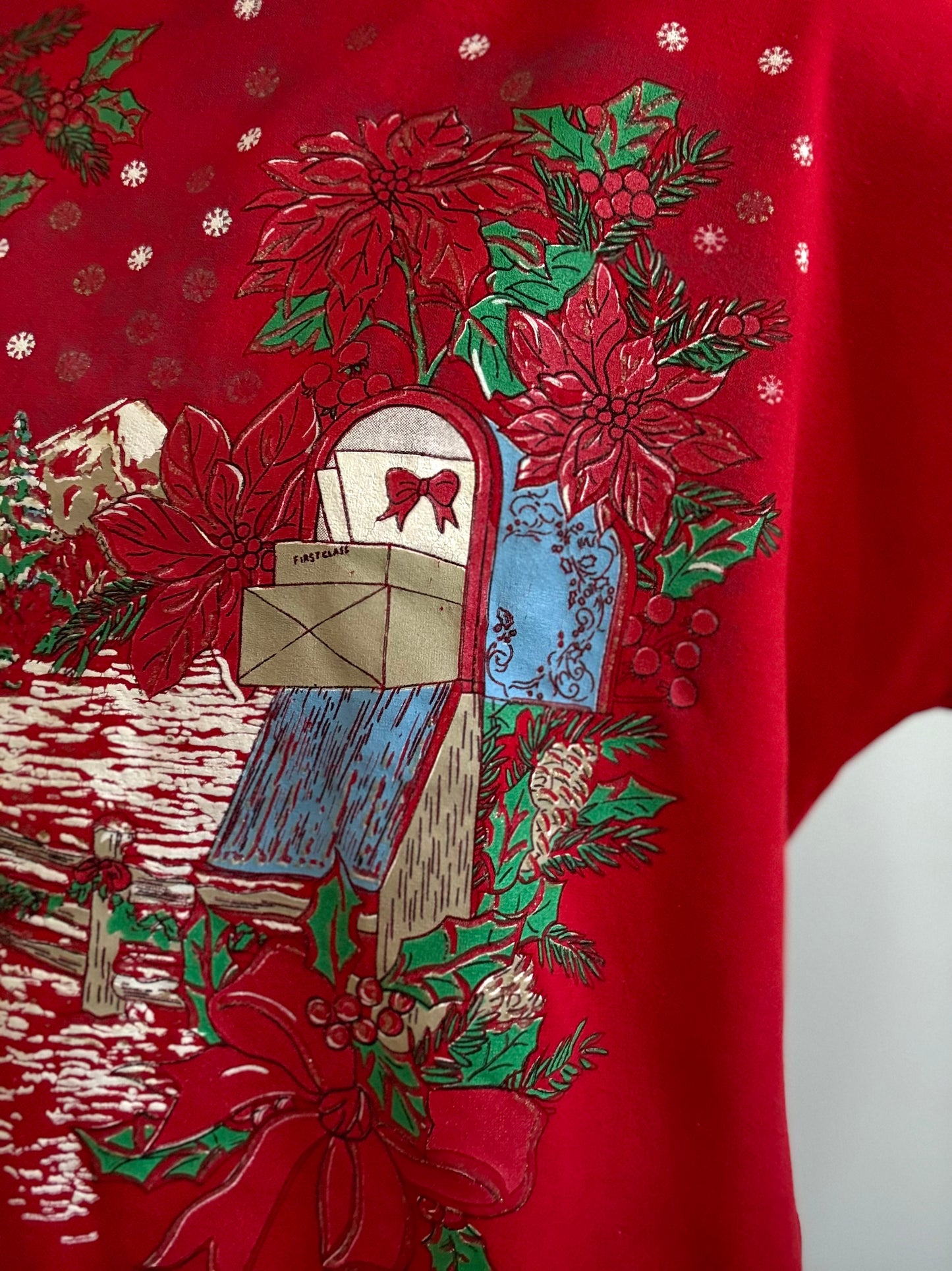 Vintage Christmas Holiday Sweater - Size L/XL