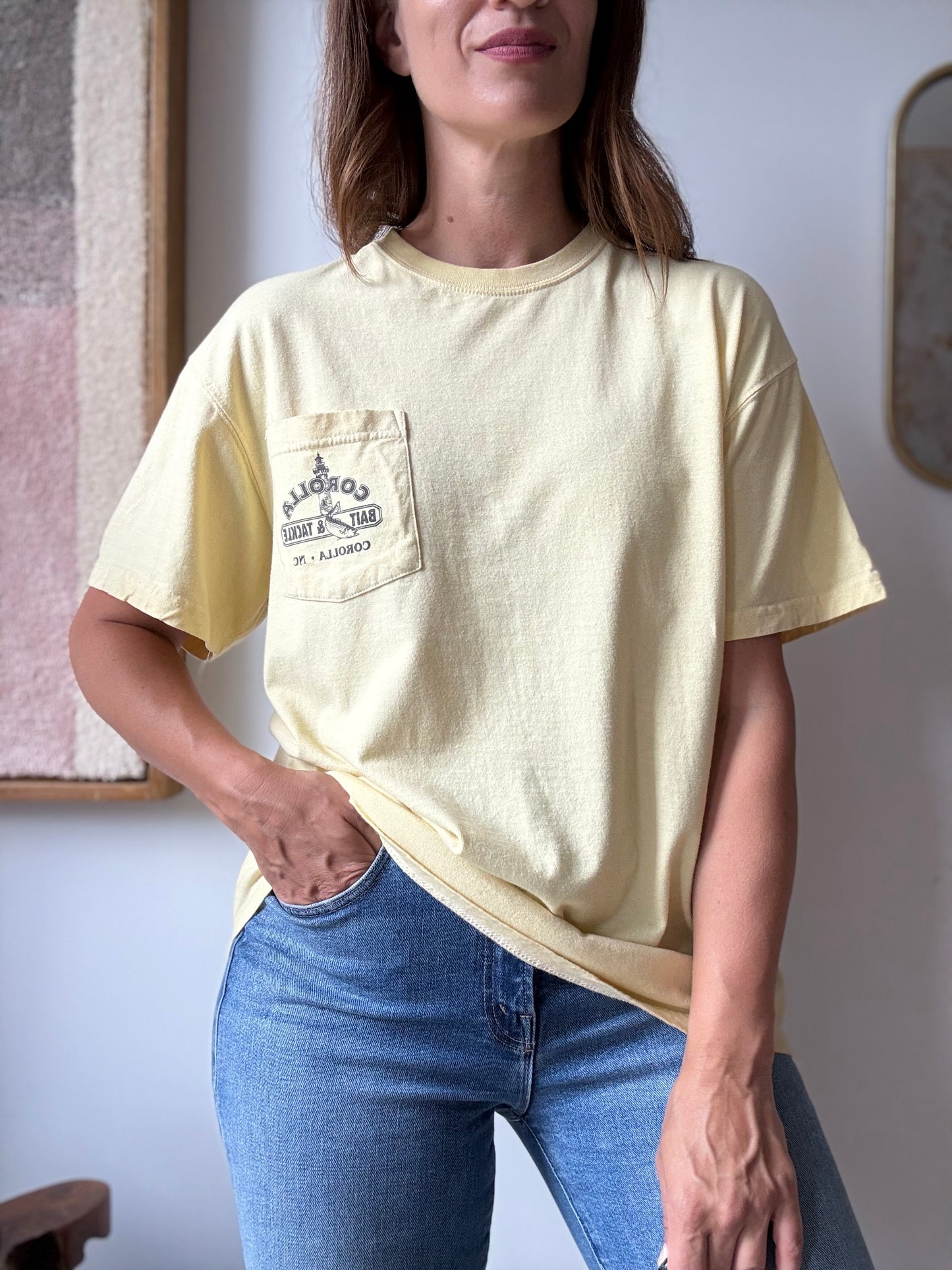 Crabs & Labs Yellow T-Shirt - Size L (Unisex)