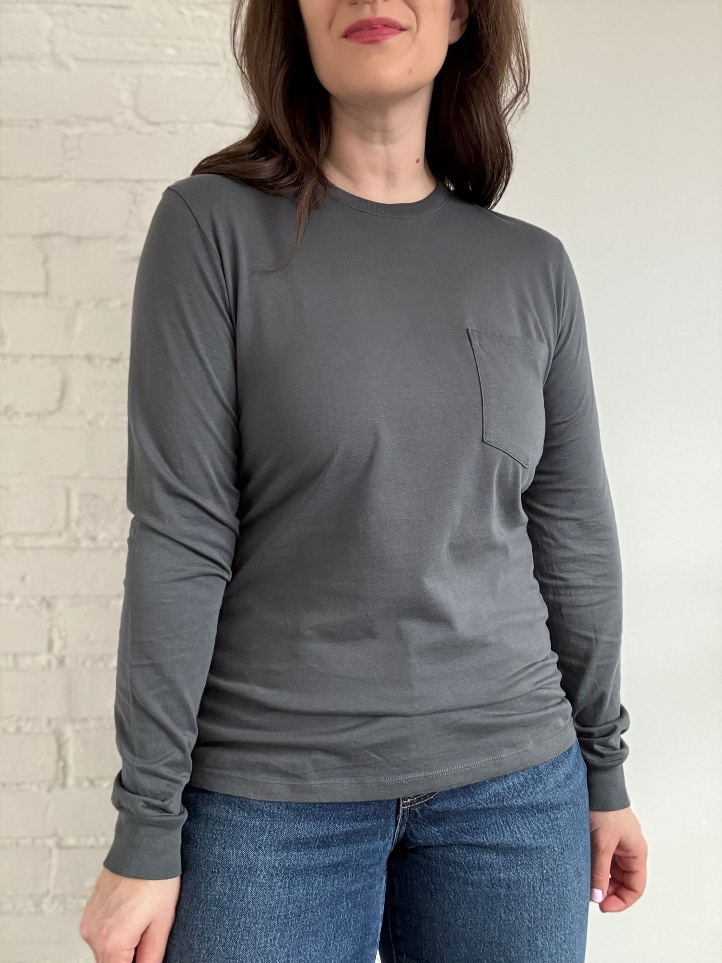Everlane Slim Long-Sleeve - Size S