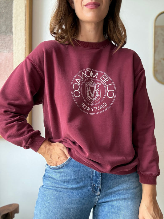 Vintage Club Monaco Crest Sweatshirt - Size S/M