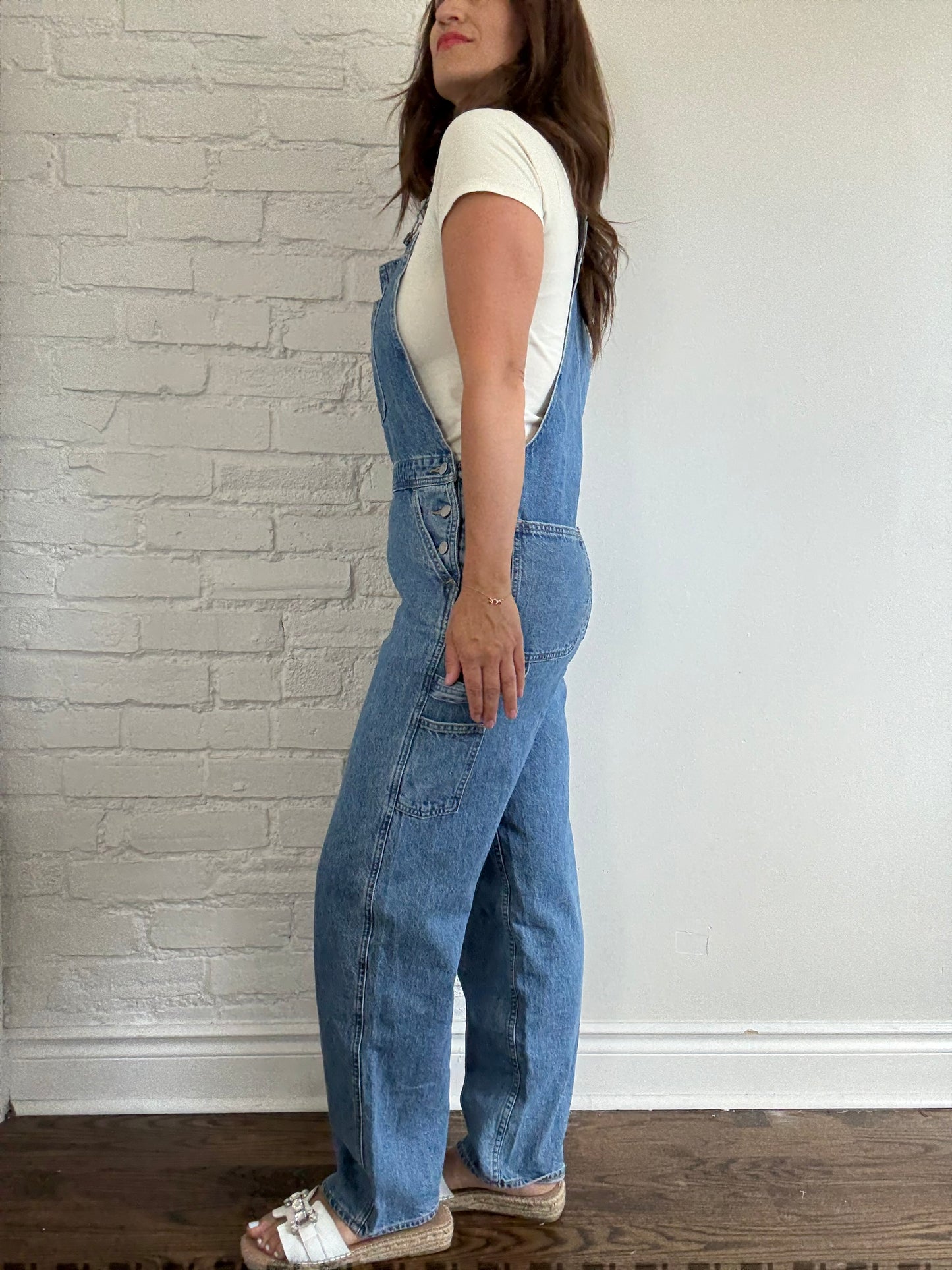 Sunday Best Utility Denim Overalls - Size M