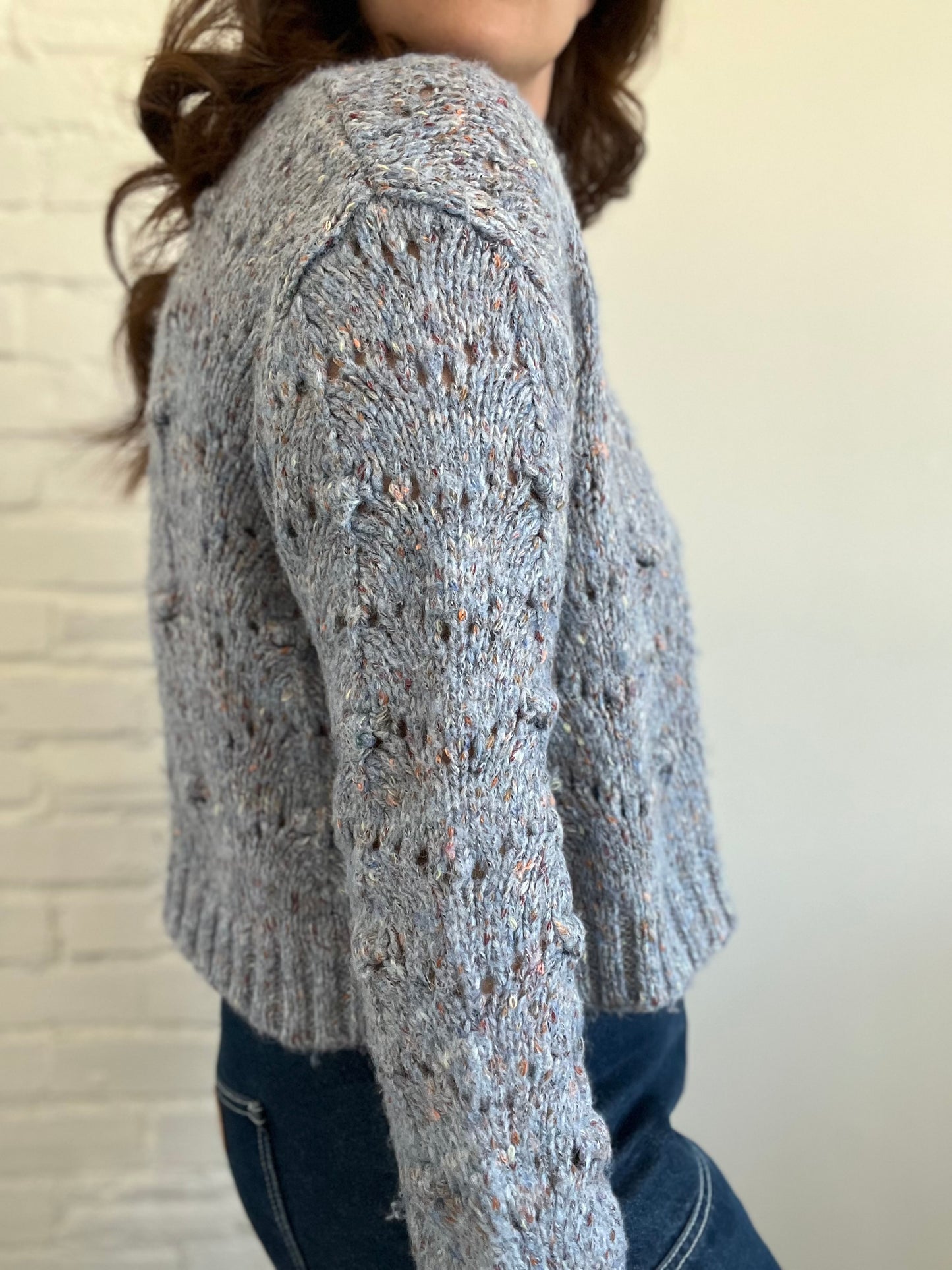 Lavender Pointelle Knit - S