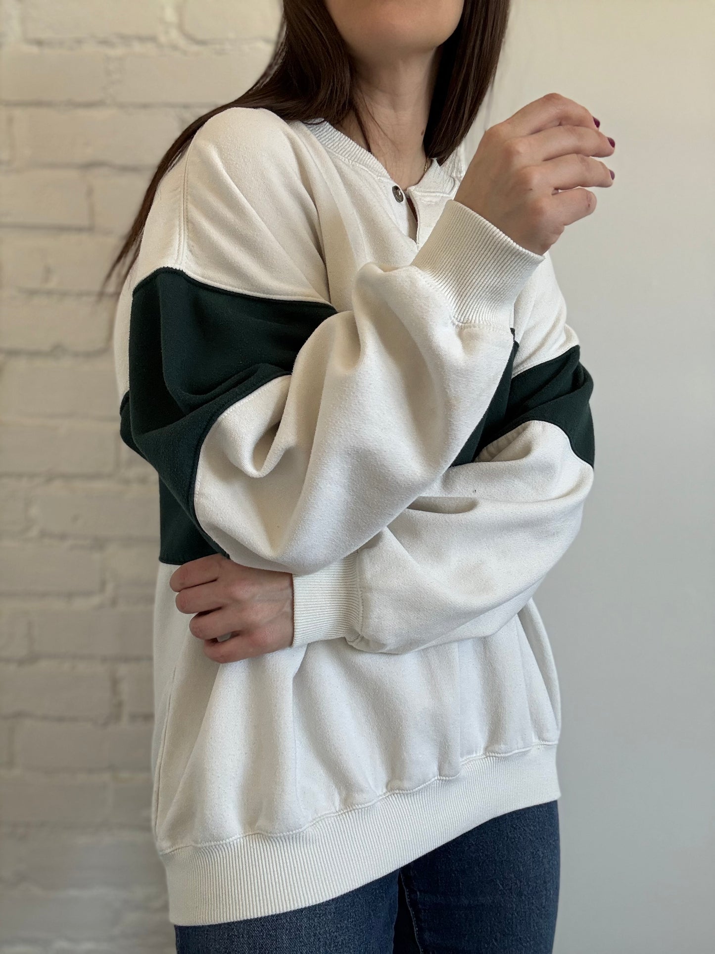 Vintage Rugby Crewneck Sweater - Sz. XL