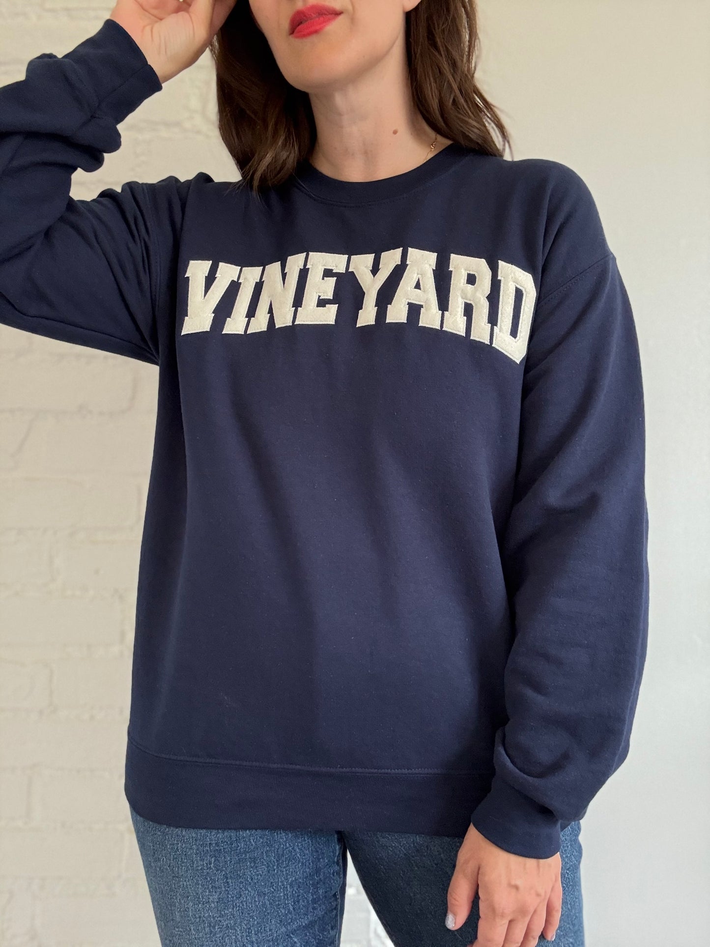 Vintage Vinyard Crewneck Sweater - Size M/L