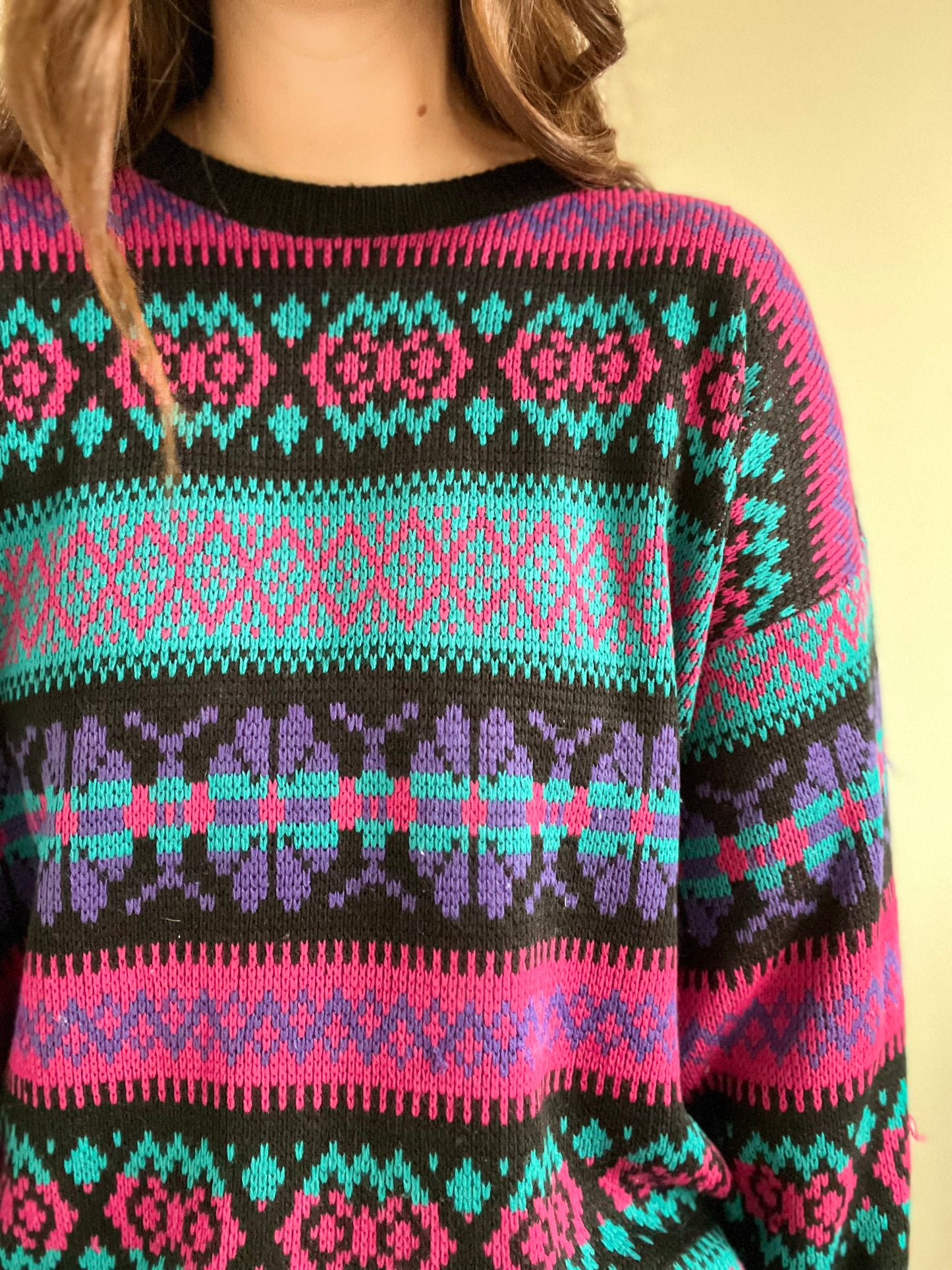 90s Love Apres Ski Sweater - Size XL