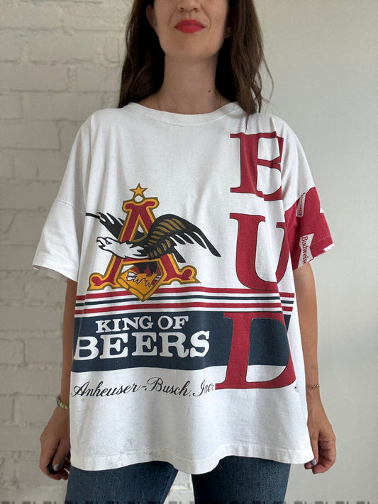 1996 Vintage Budweiser T-Shirt - Size XXL