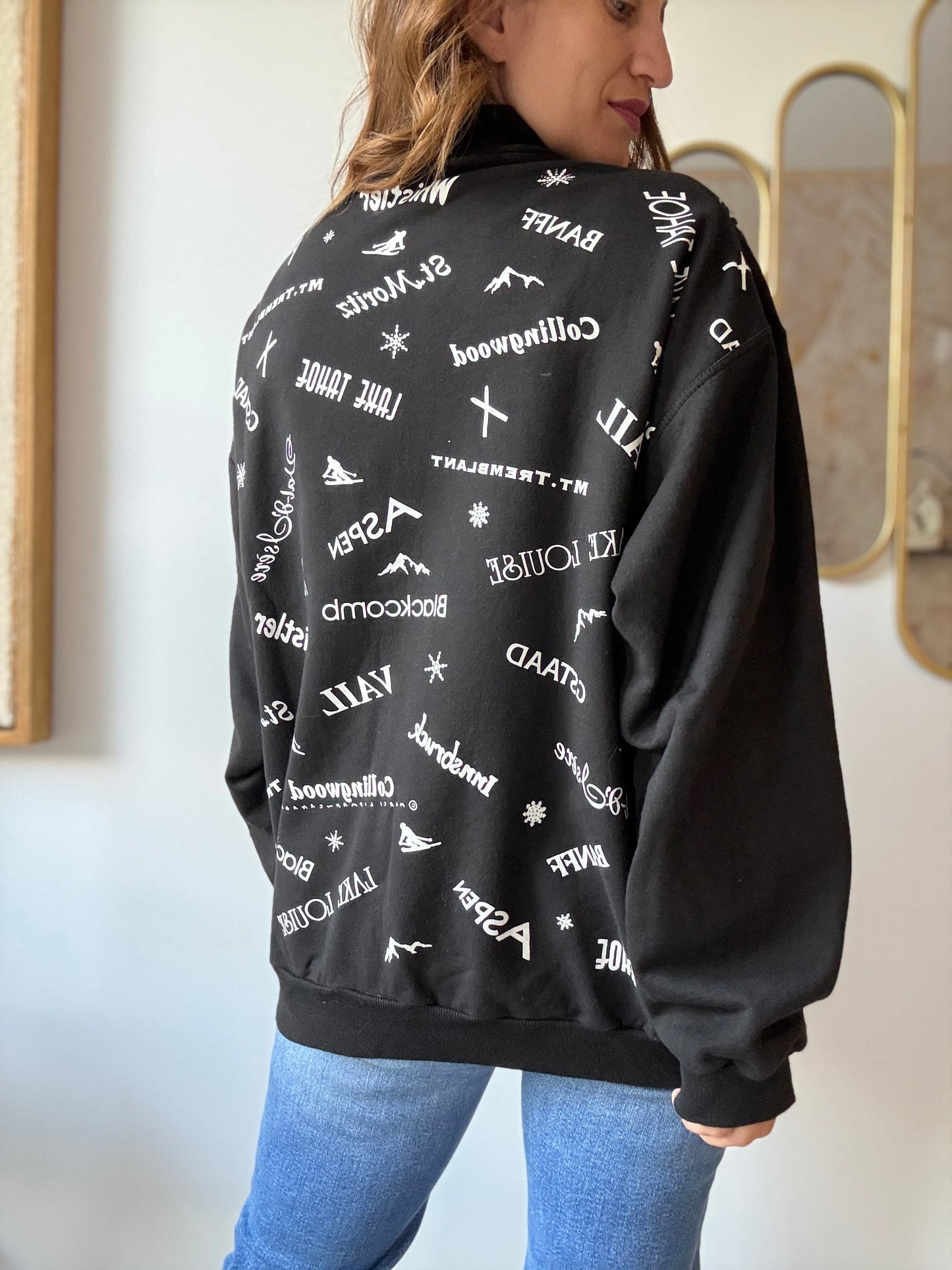Vintage Marci Lipman Ski Sweatshirt - Size L/XL