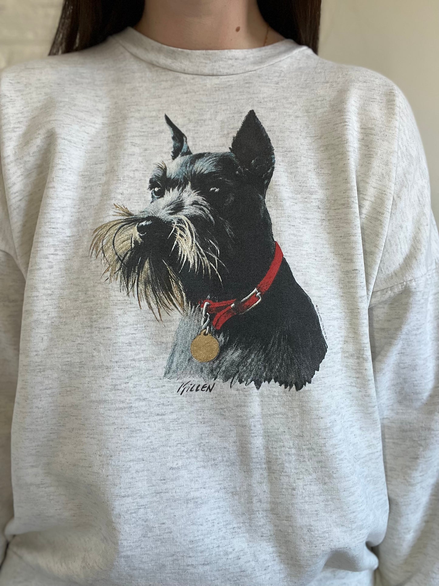 Vintage Schnauzer Sweatshirt - Size L