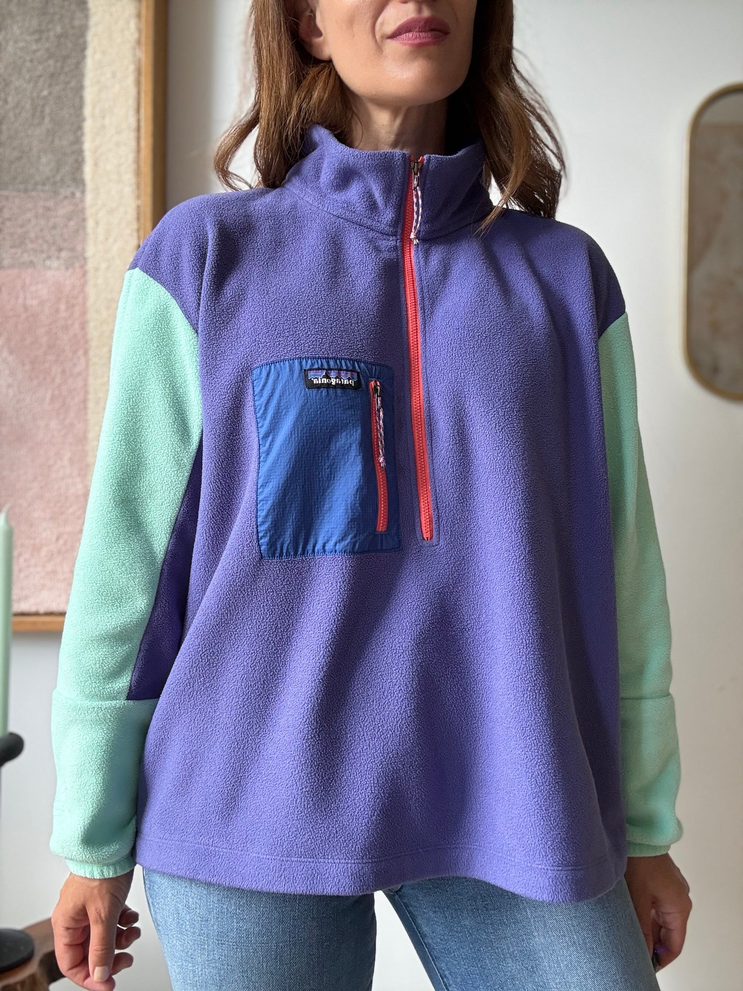 Patagonia Microdini 1/2 Zip Fleece - Size L