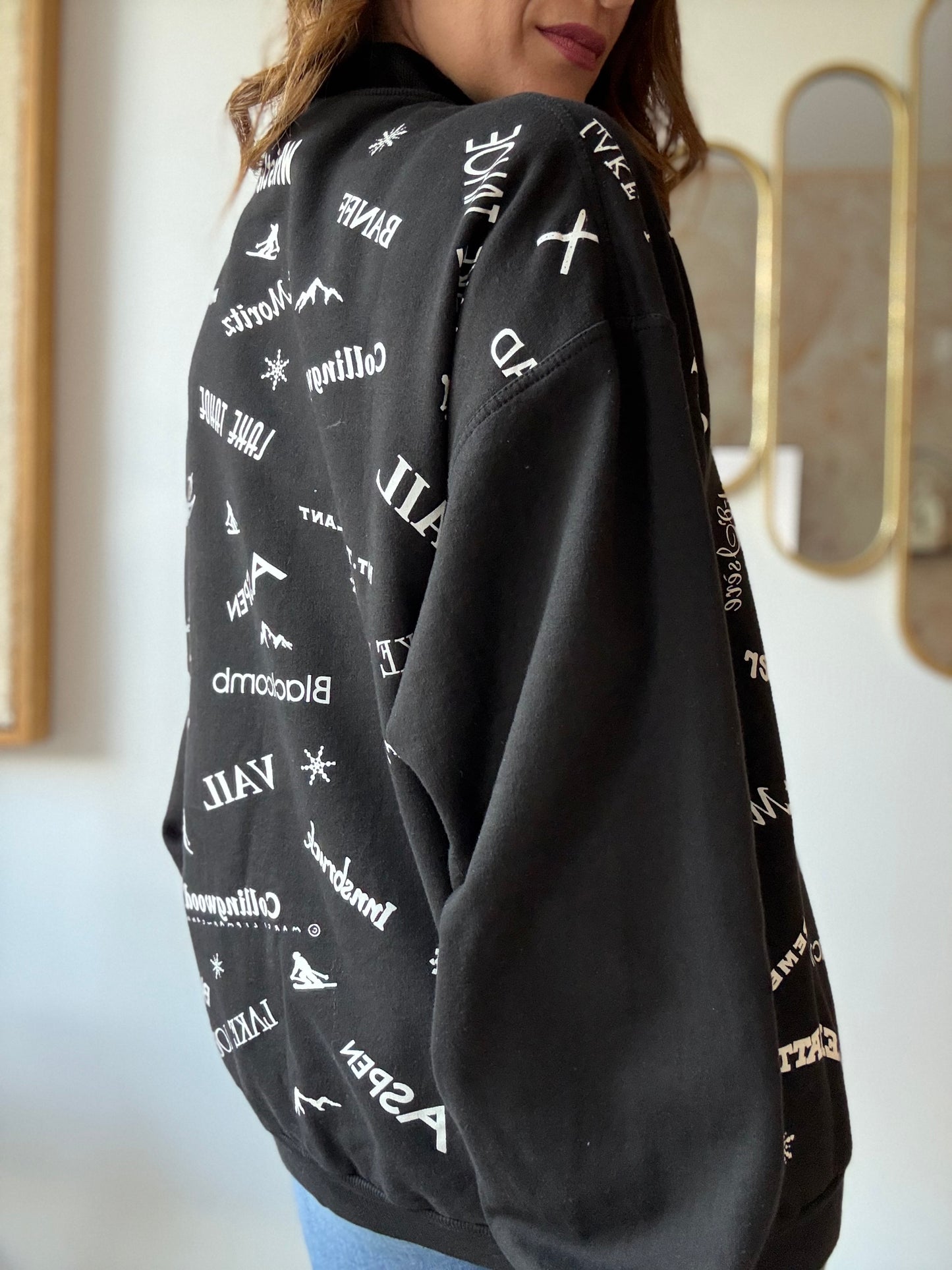 Vintage Marci Lipman Ski Sweatshirt - Size L/XL