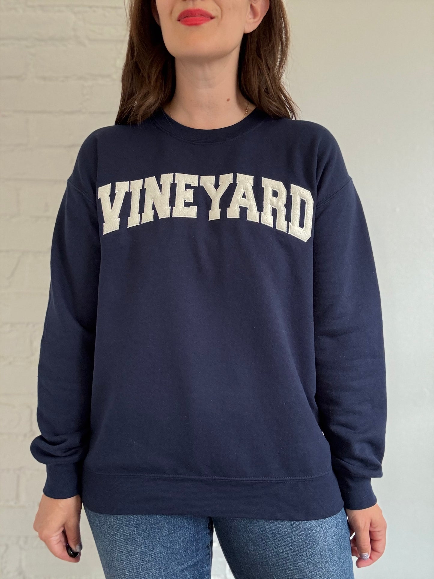 Vintage Vinyard Crewneck Sweater - Size M/L