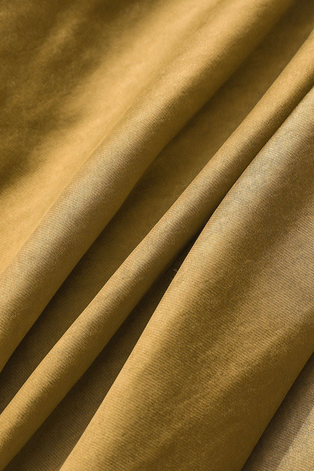 Gold Satin Asymmetrical Skirt - Size XL/XXL