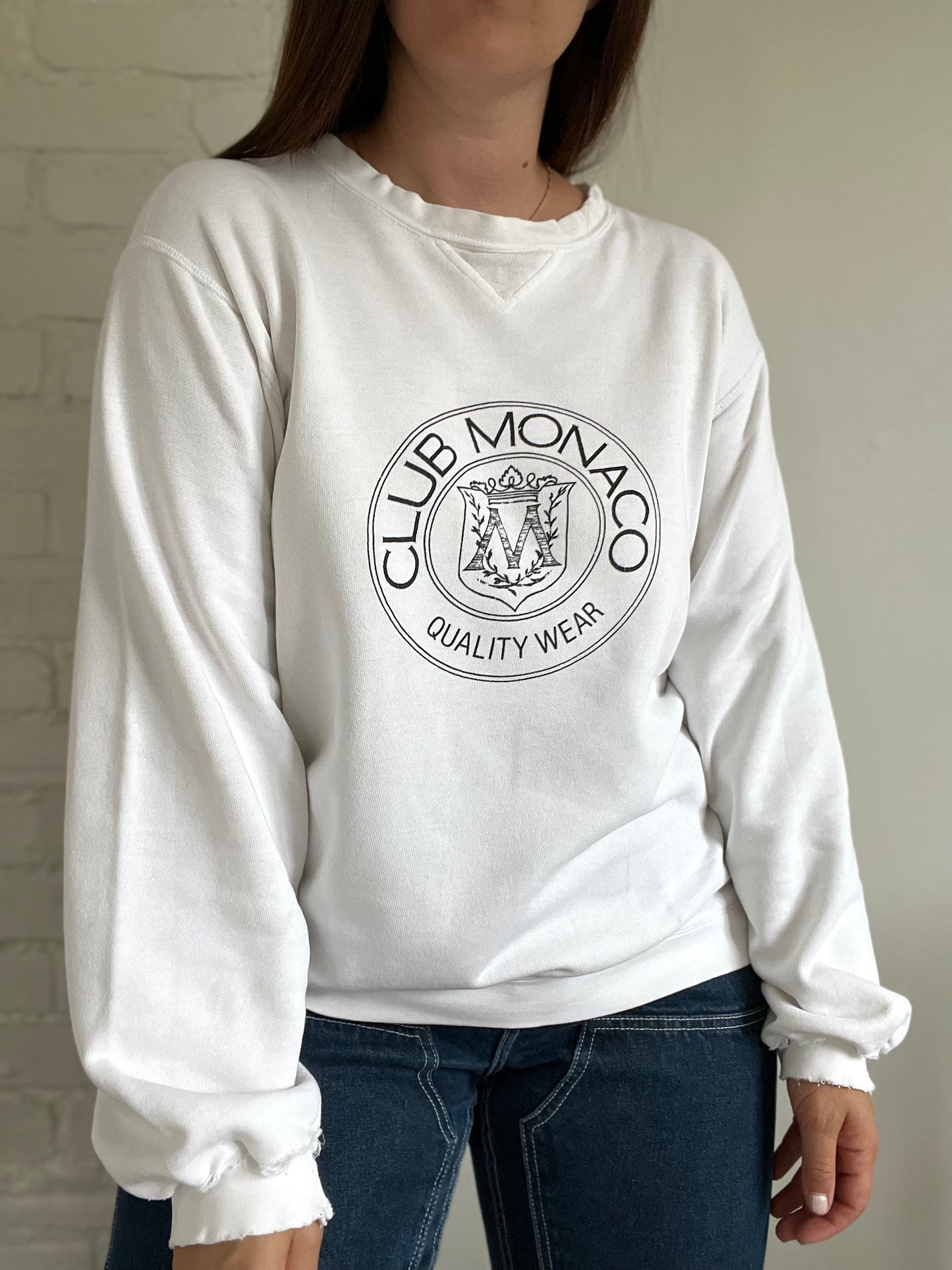1985 Club Monaco Heritage Crest Sweater - L
