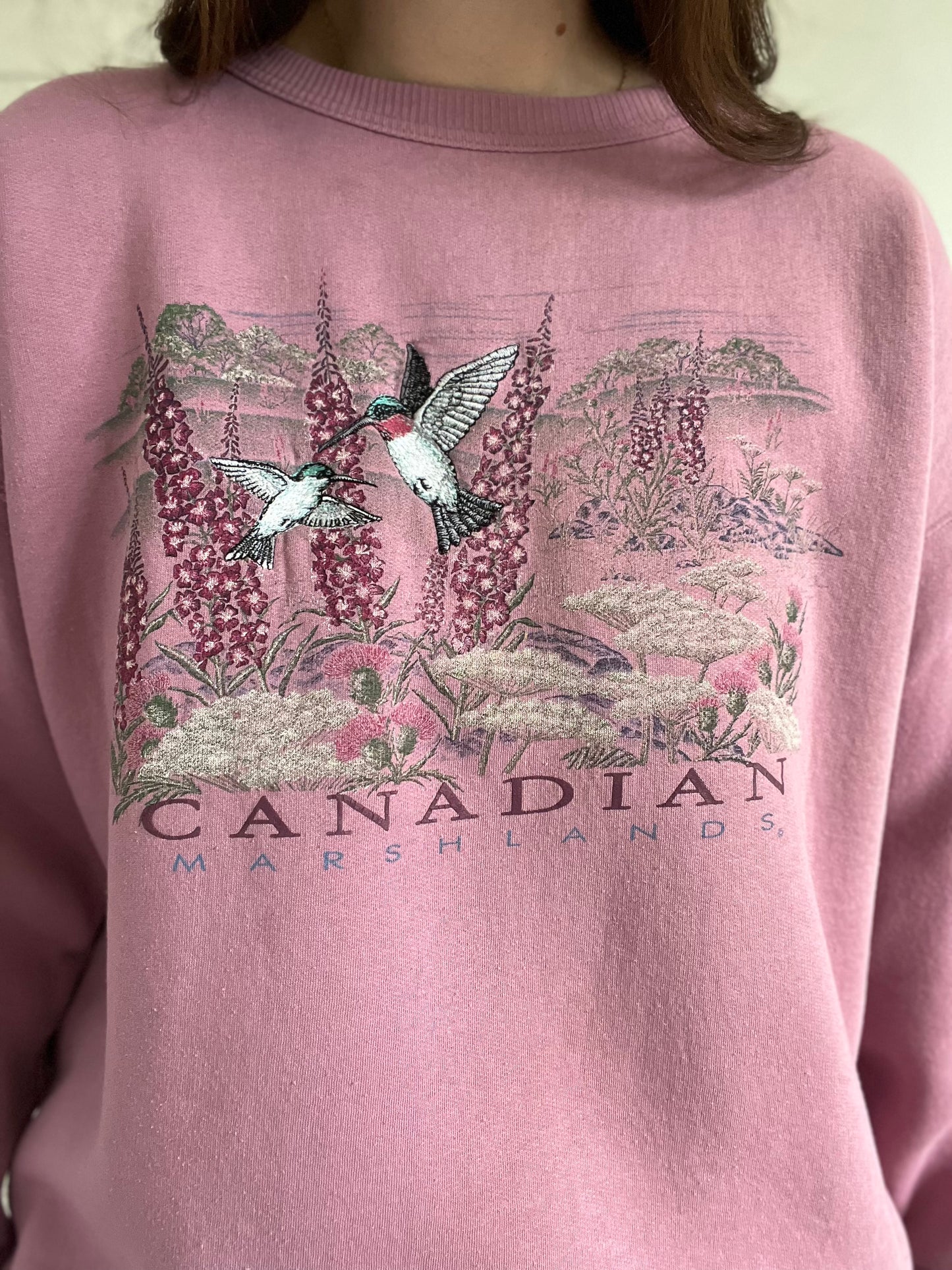 Canadian Marshlands Embroidery Sweater - XL/XXL
