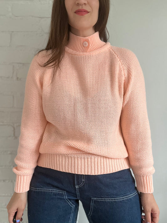 Relaxed Sorbet Orange Knit - L