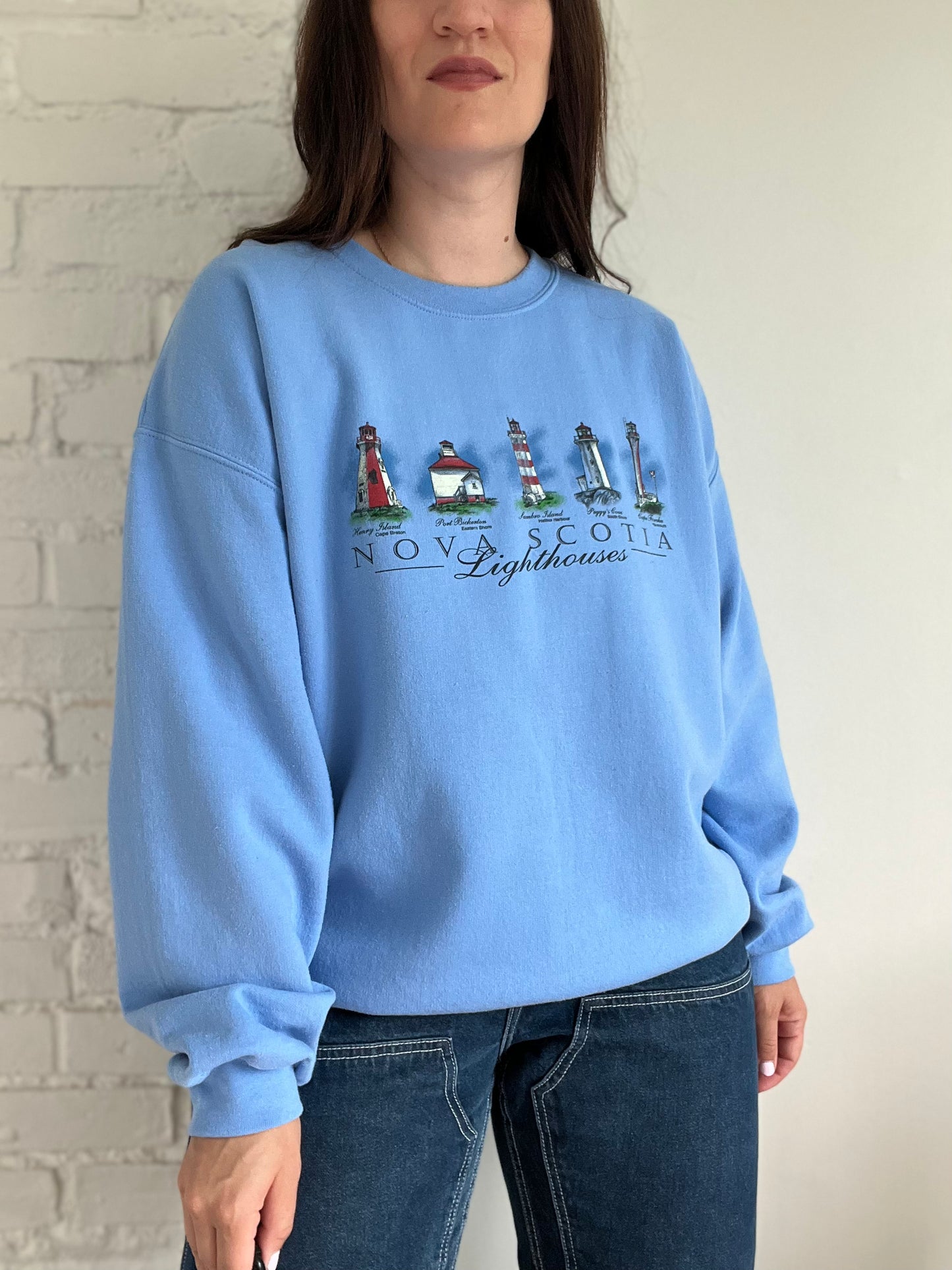 Nova Scotia Lighthouses Sweater - XL