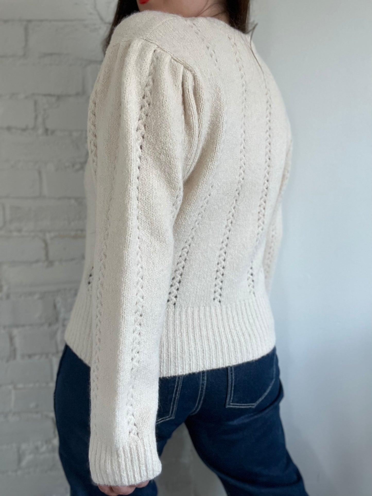 V-Neck Serenity Sweater - XL