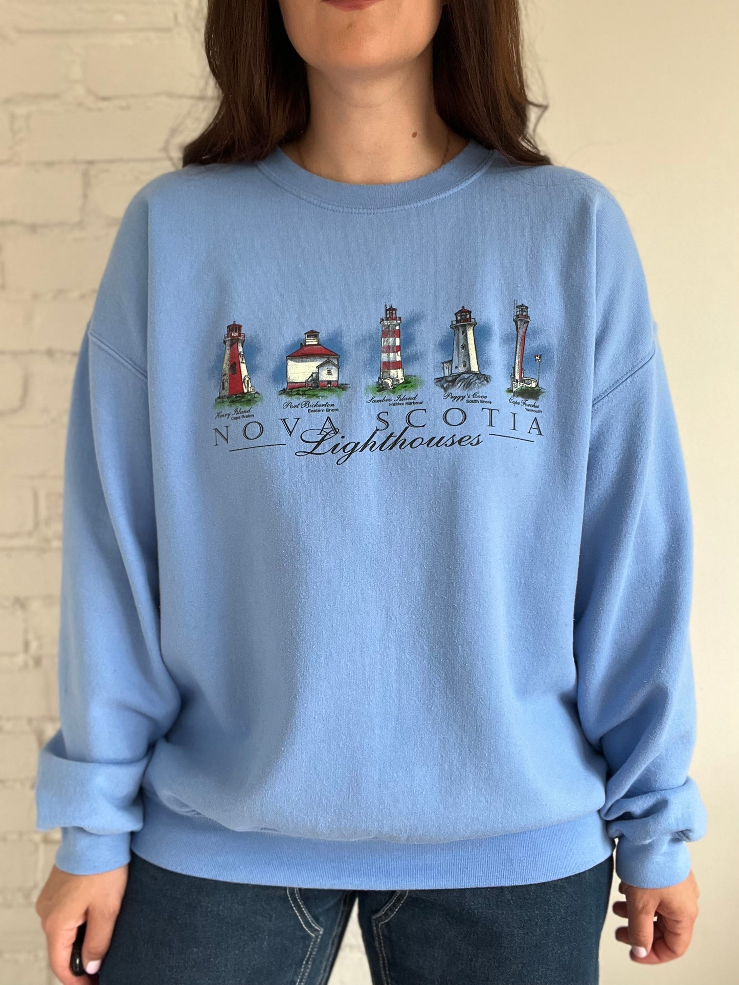 Nova Scotia Lighthouses Sweater - XL