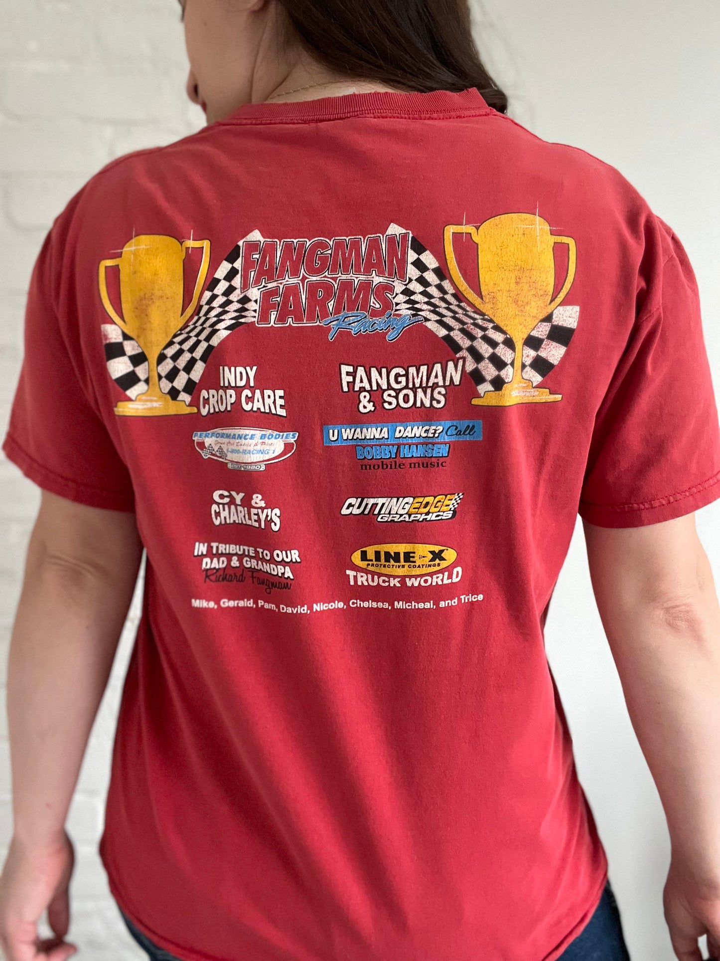 Flagman Farms Racing Thrashed T-Shirt - L
