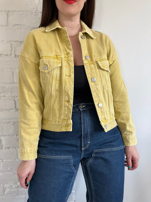 Oversized Sunshine Denim Jacket - S