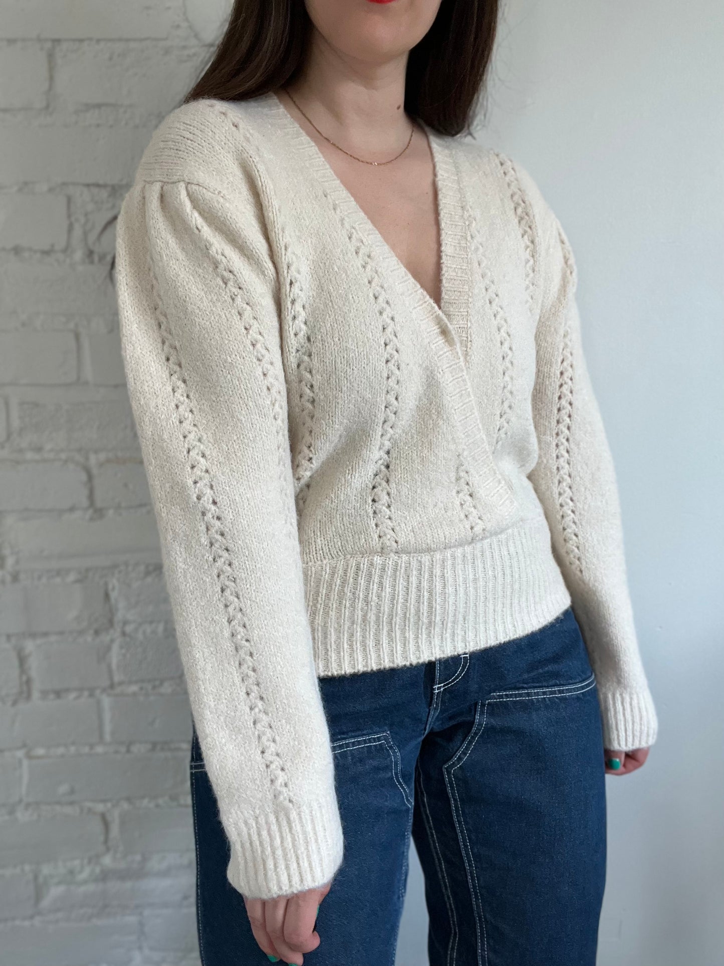 V-Neck Serenity Sweater - XL