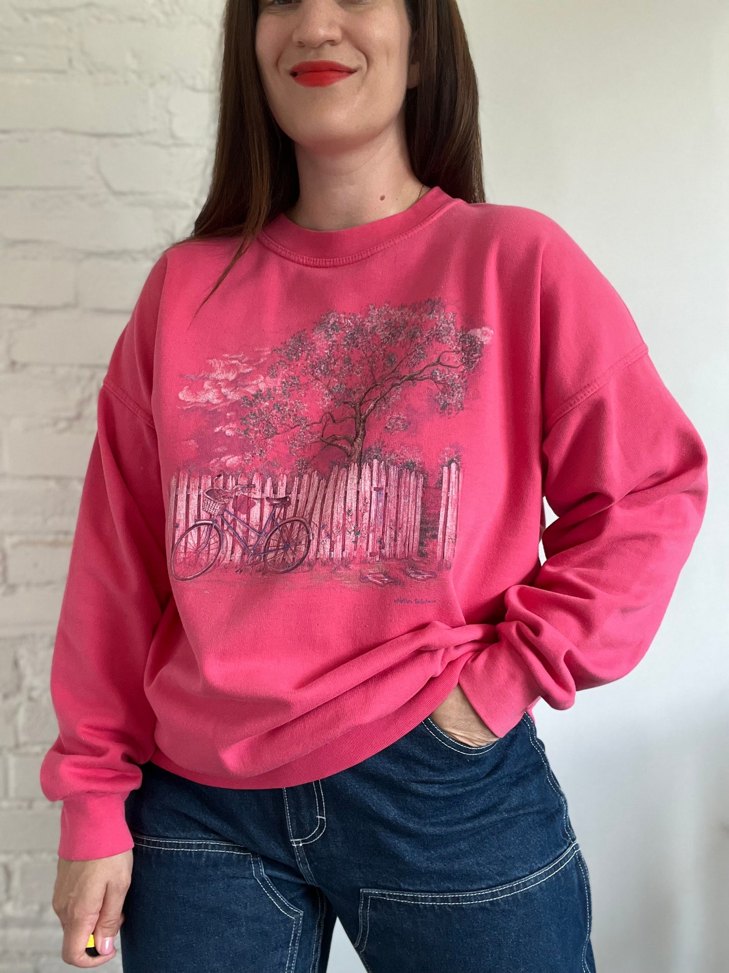 Northern Reflections Pink Bike Sweater - XL