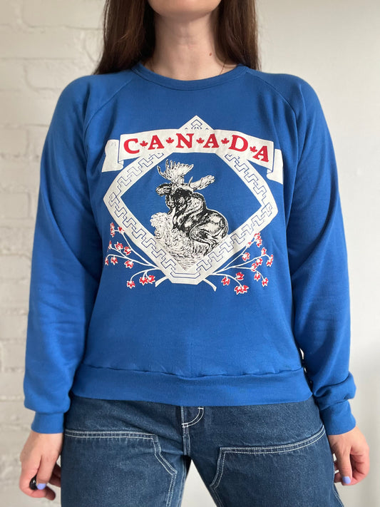 Vintage Canada Moose Crewneck - M
