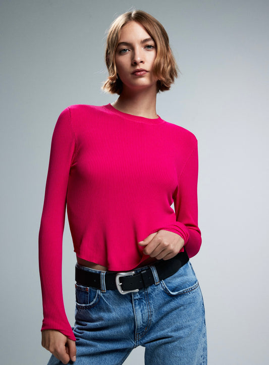 Pink Lightweight Knit Sweater - XS/S