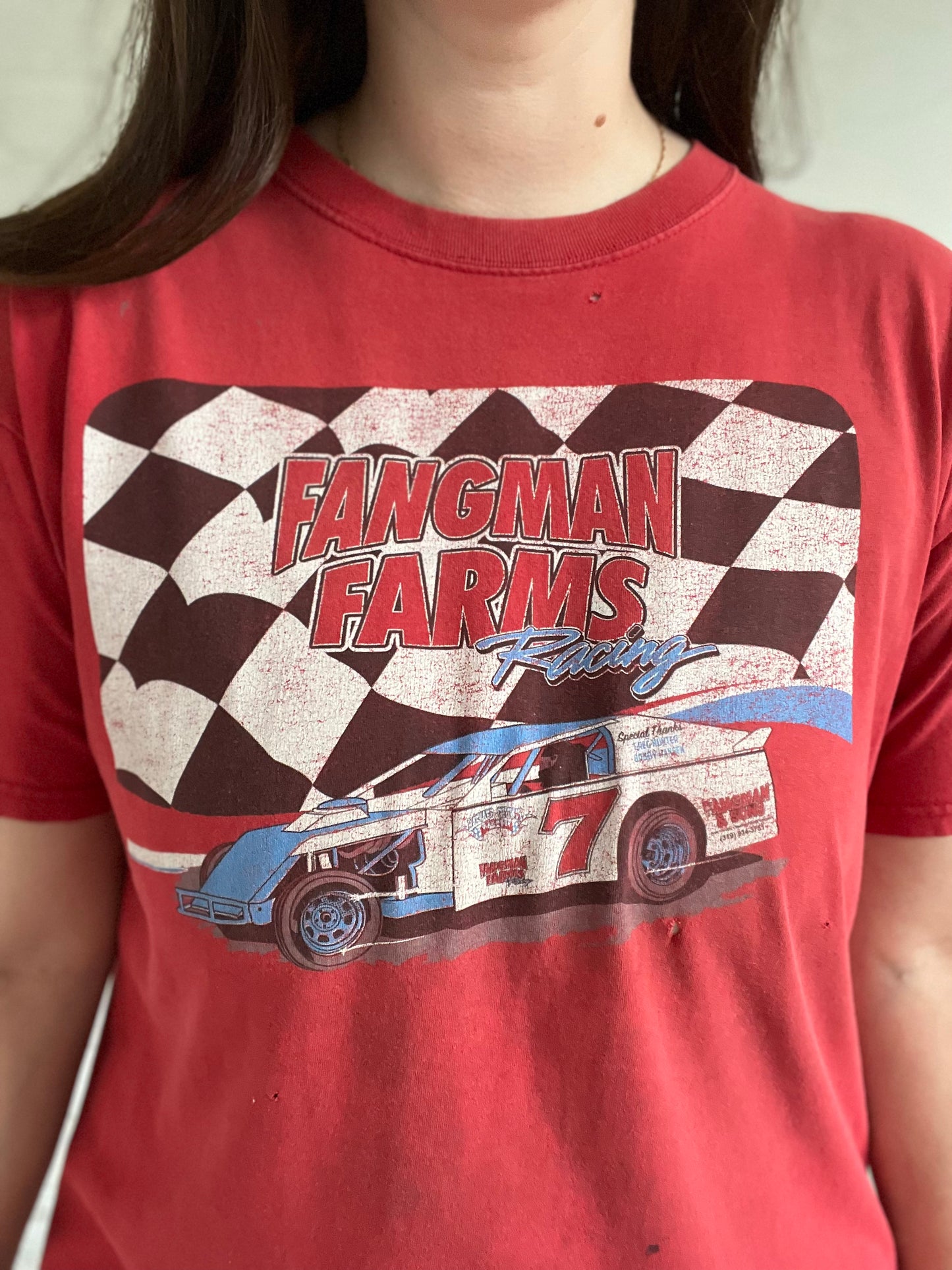 Flagman Farms Racing Thrashed T-Shirt - L