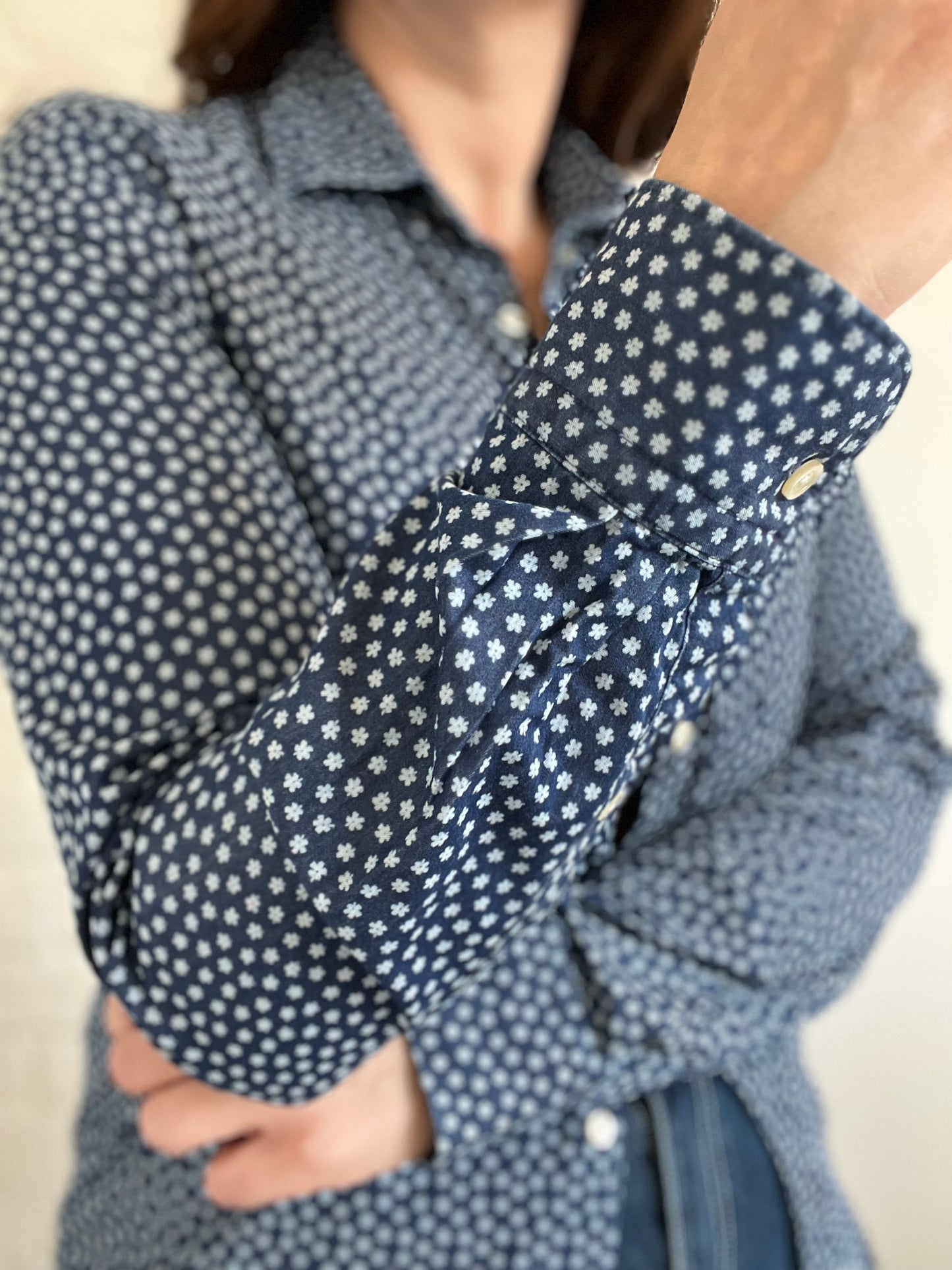 J Lindeberg Button-Up Floral Shirt - S