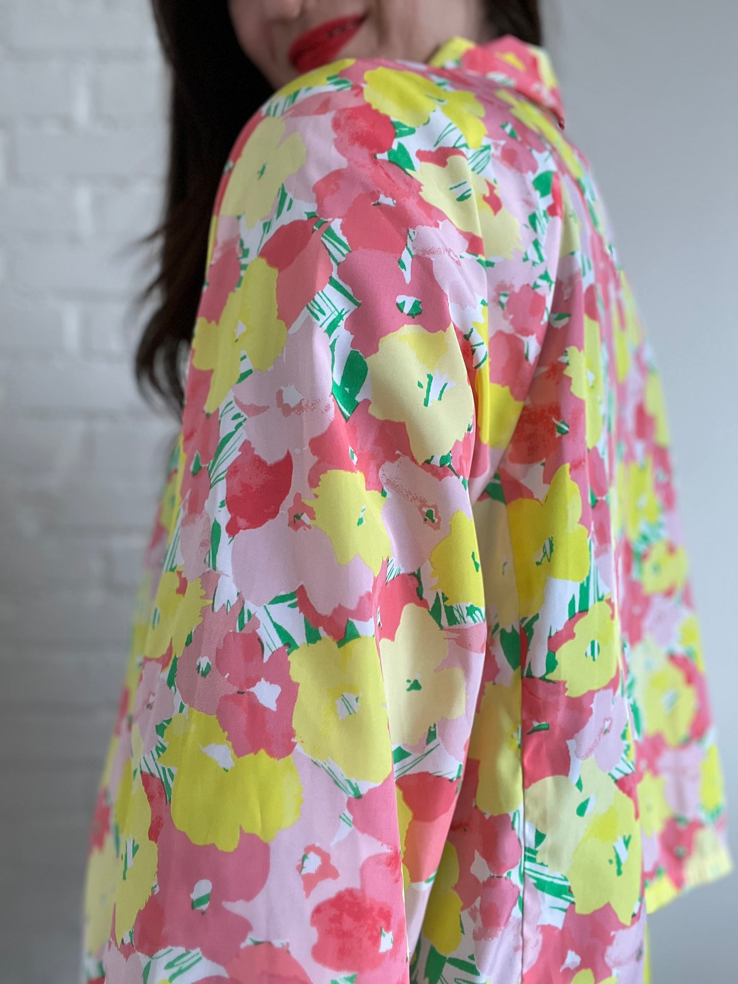 Floral Lightweight Raincoat - XL