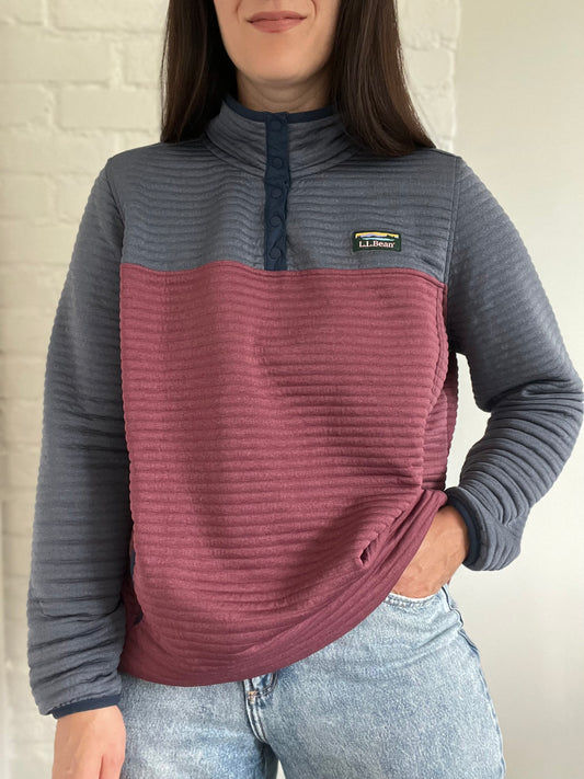 L.L. Bean Quarter Snap Pullover - Size XL