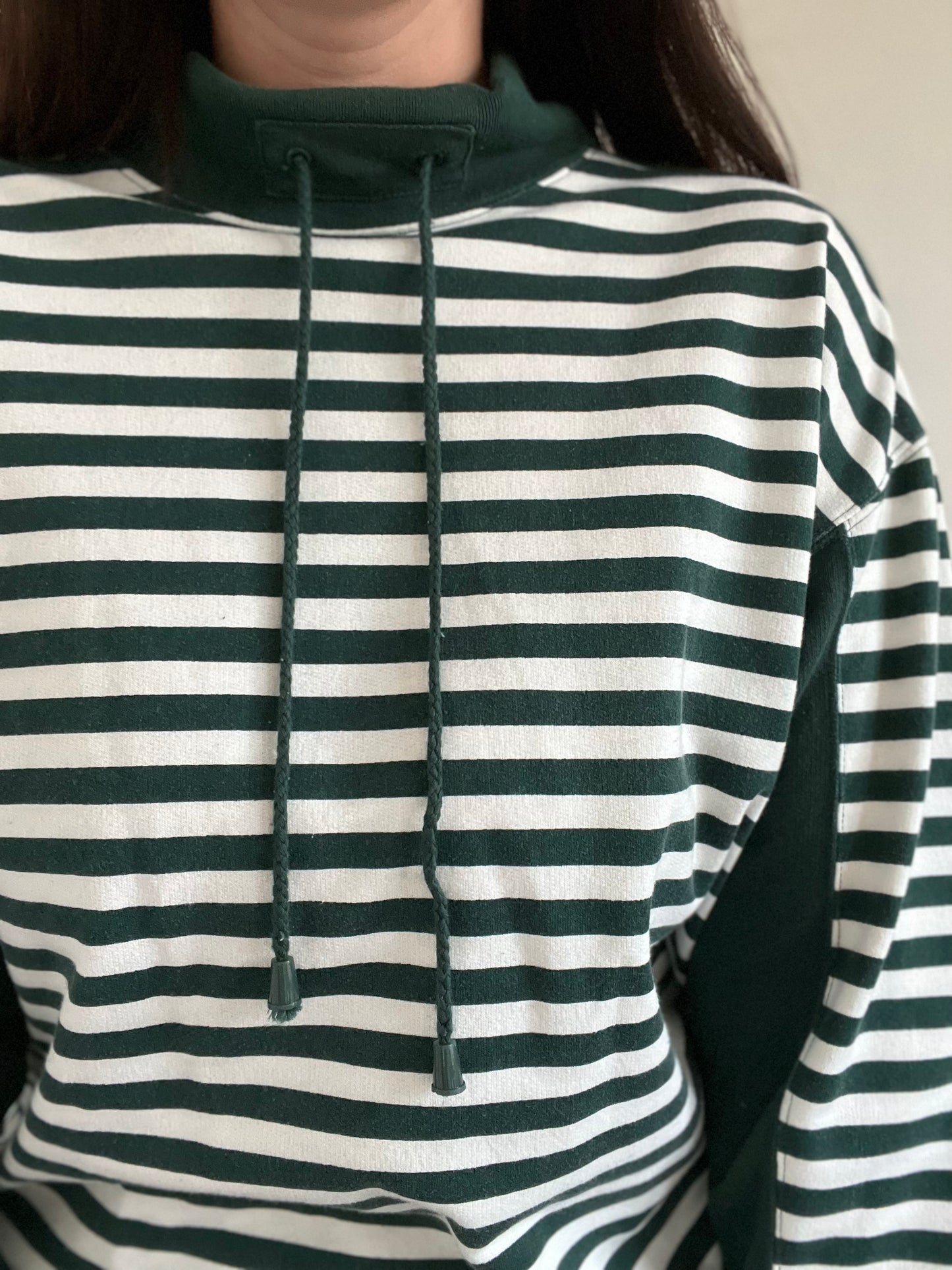 Striped Rugby Style Sweater - Size L