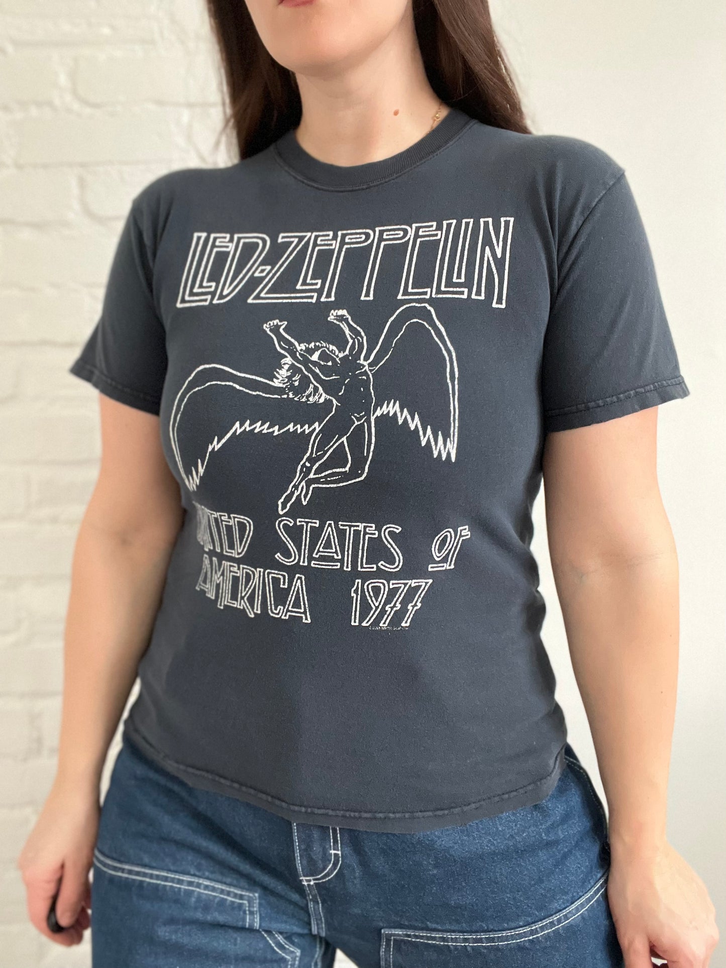 1977 U.S. Led Zeppelin Tour T-Shirt - Womens S