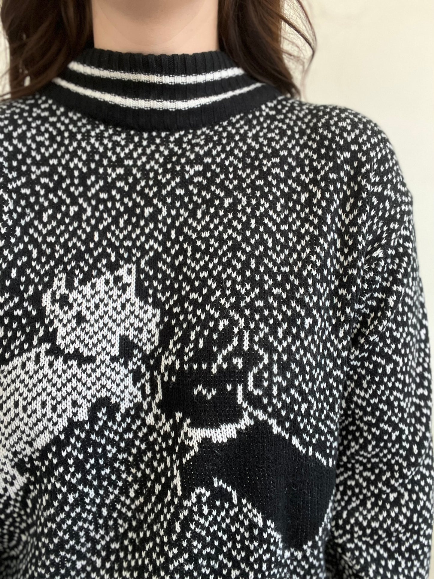 Scottish Terriers Knit Sweater - M
