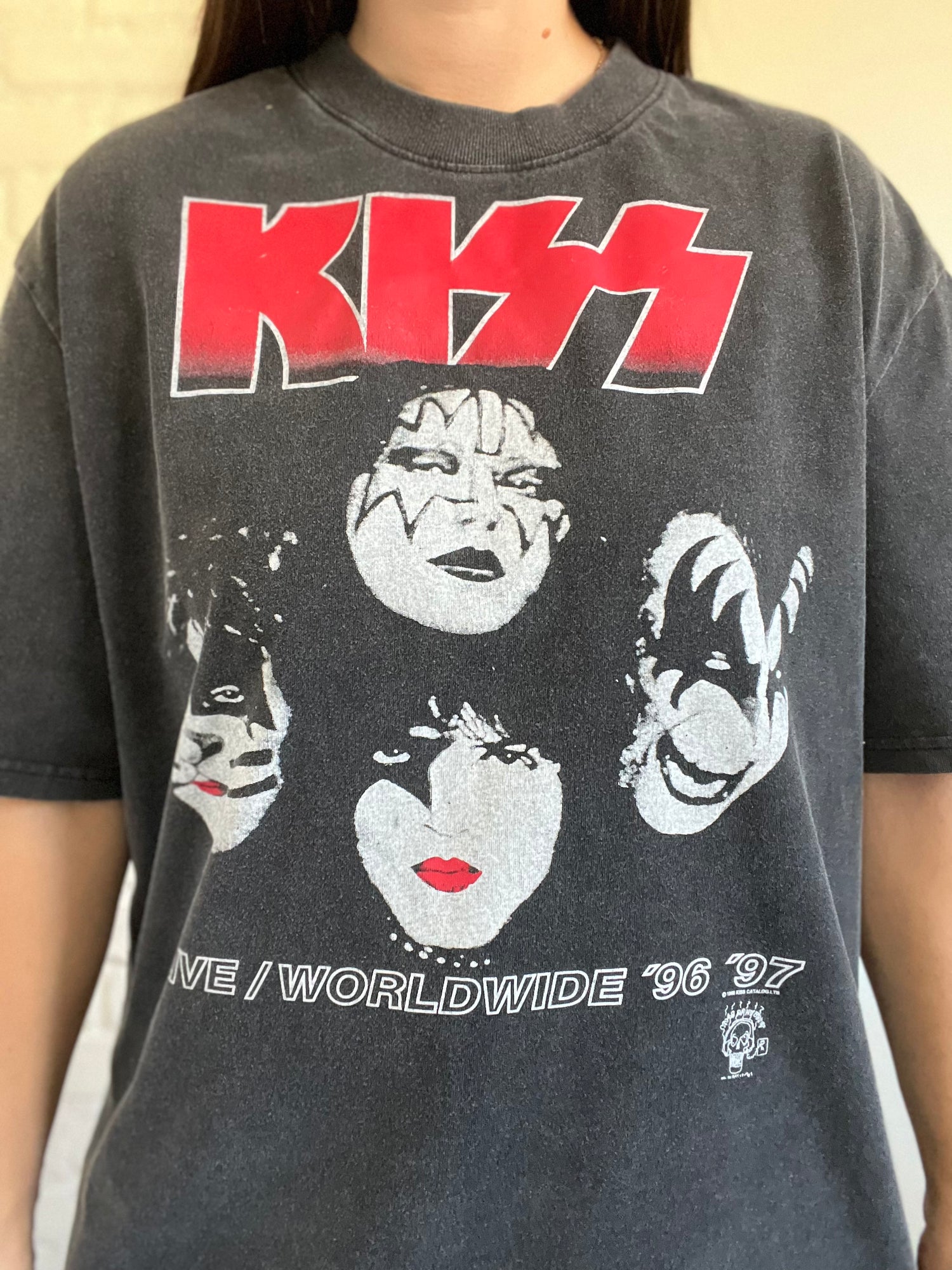 Vintage 90s KISS Alive Worldwide '96 '97 - XL