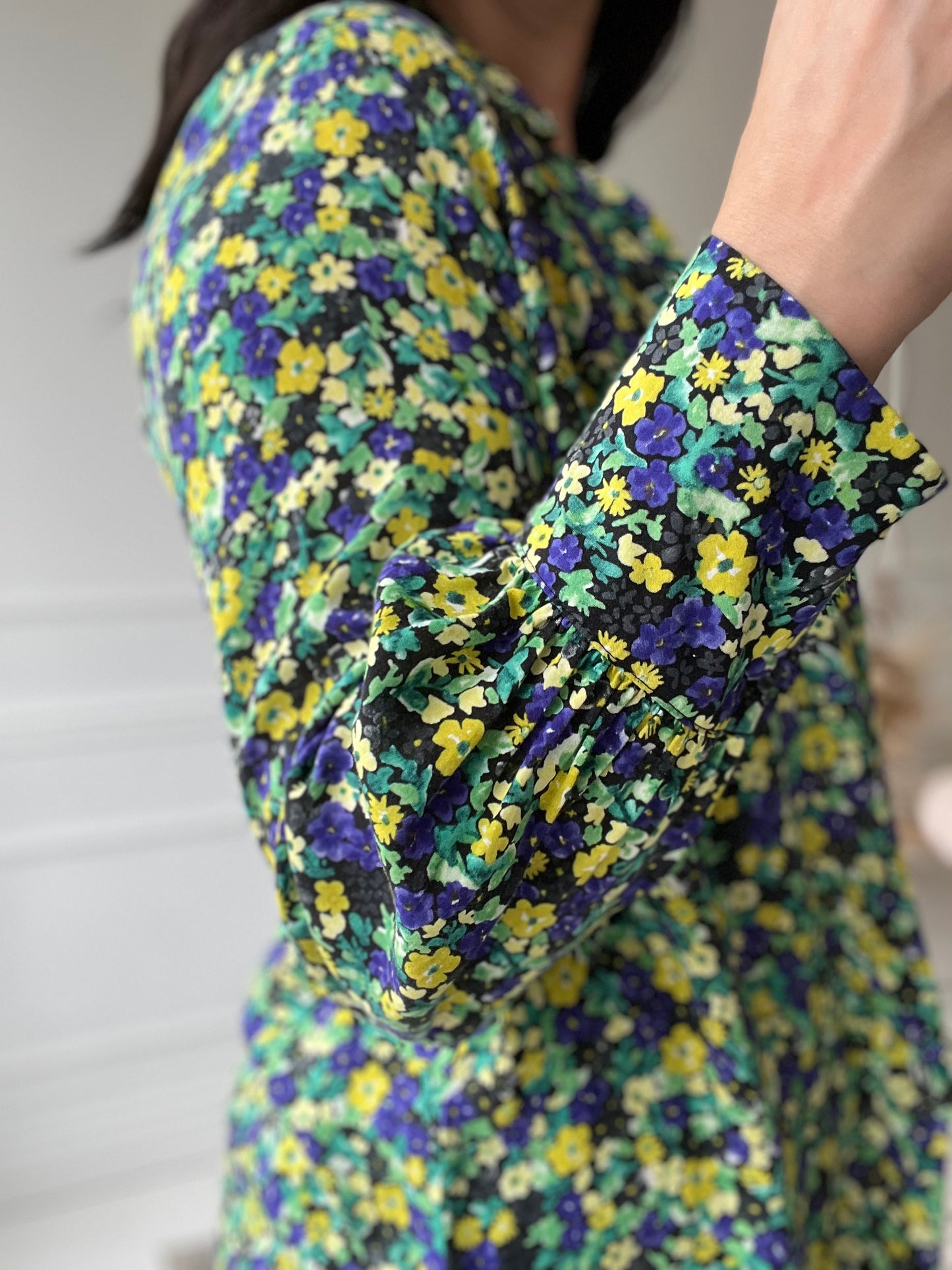 Colourful Floral Button-Up - Size S