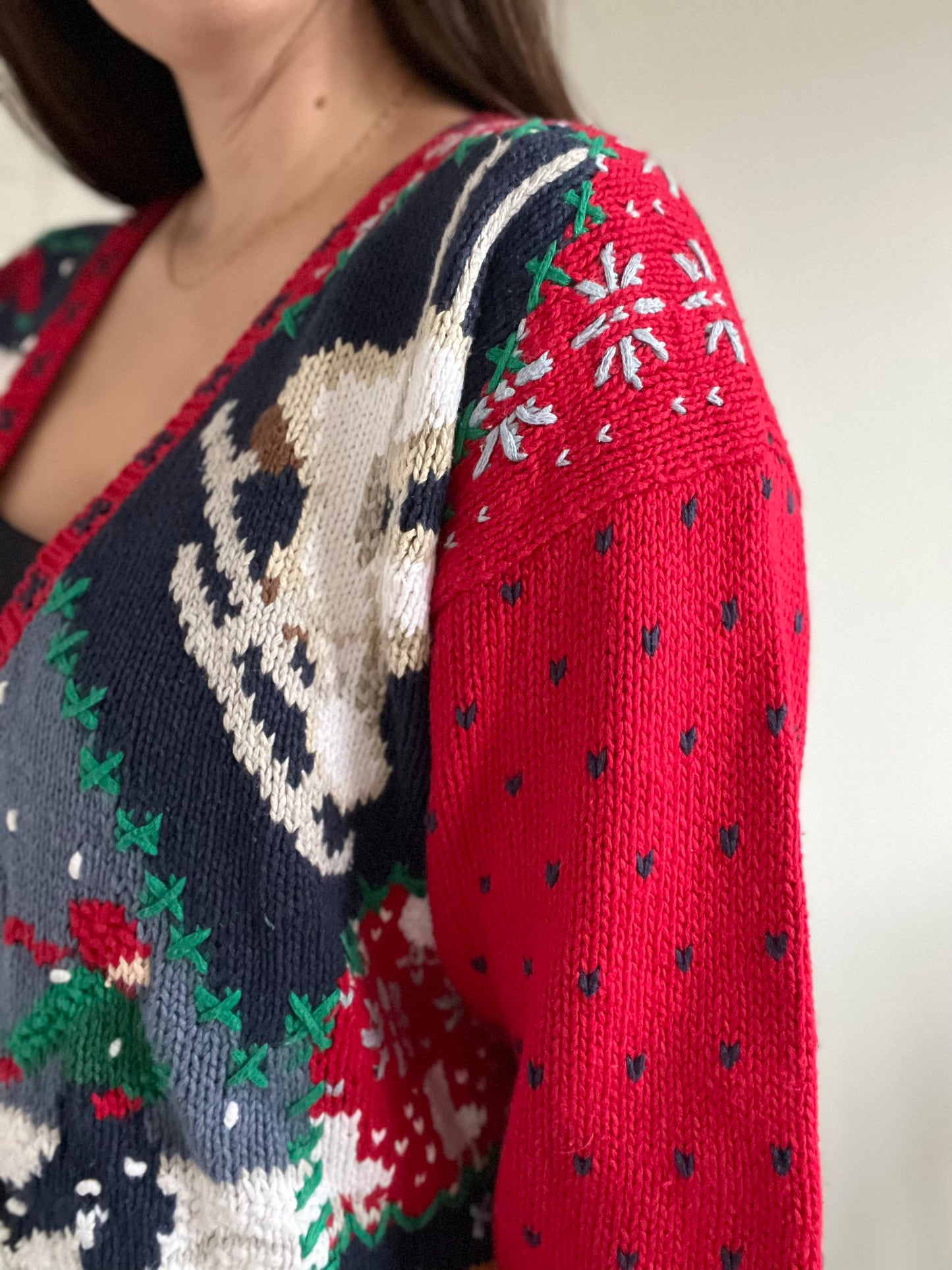 Let it Snow Knit Sweater - M/L