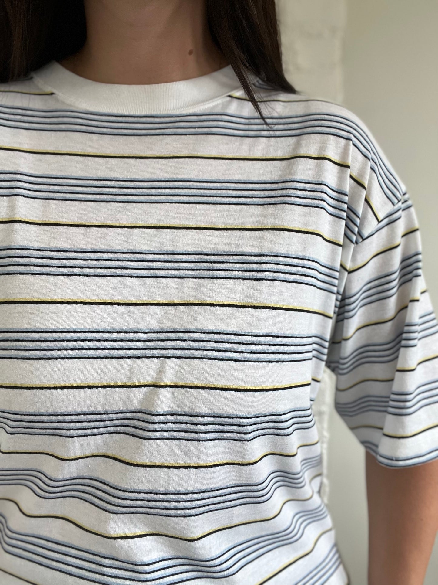 Striped Cotton T-shirt - Size M