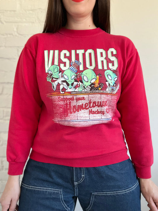 Northern Getaway Hockey Graphic Crewneck - XS/S