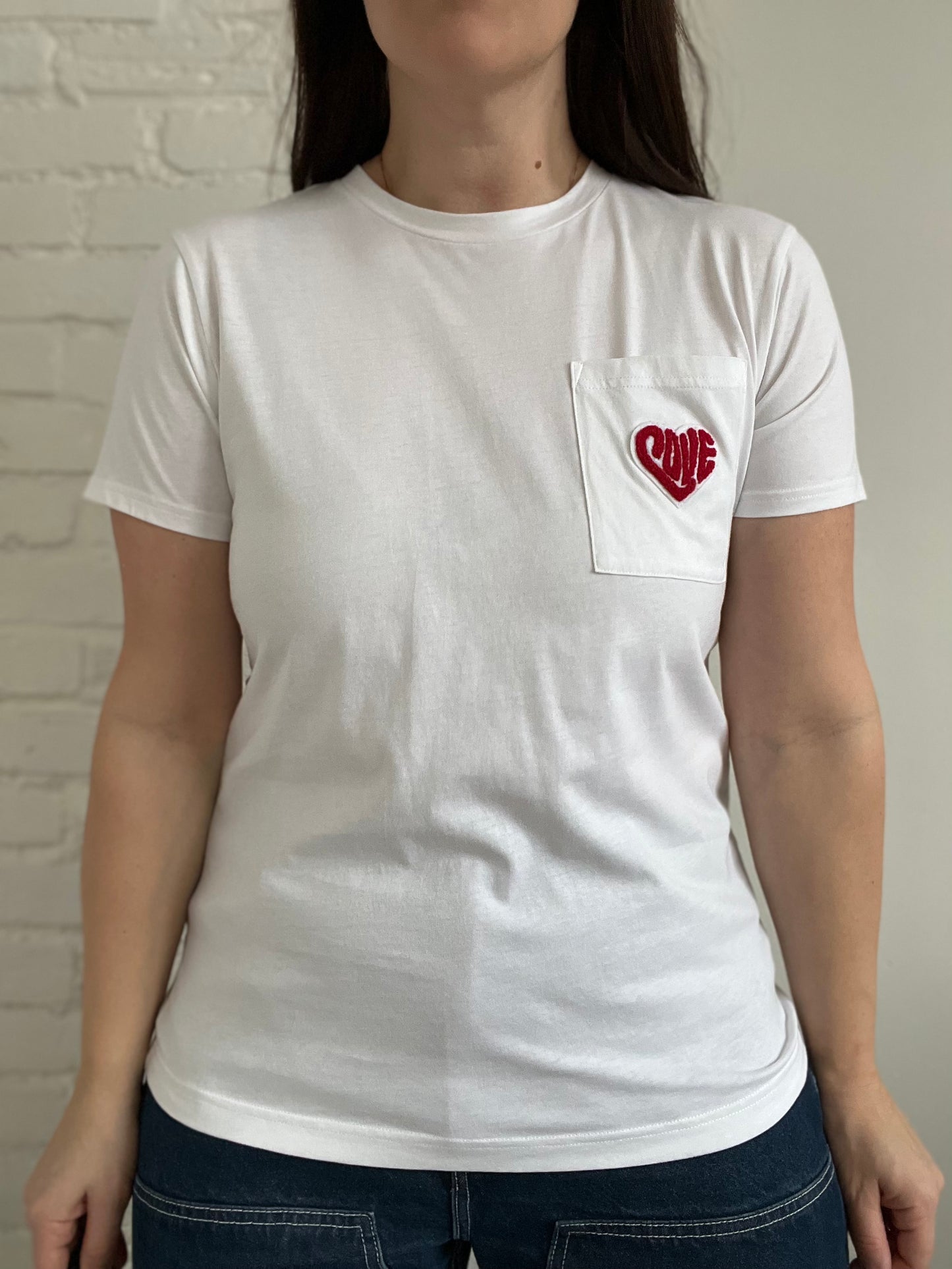 Food is Love Heart T-shirt - S