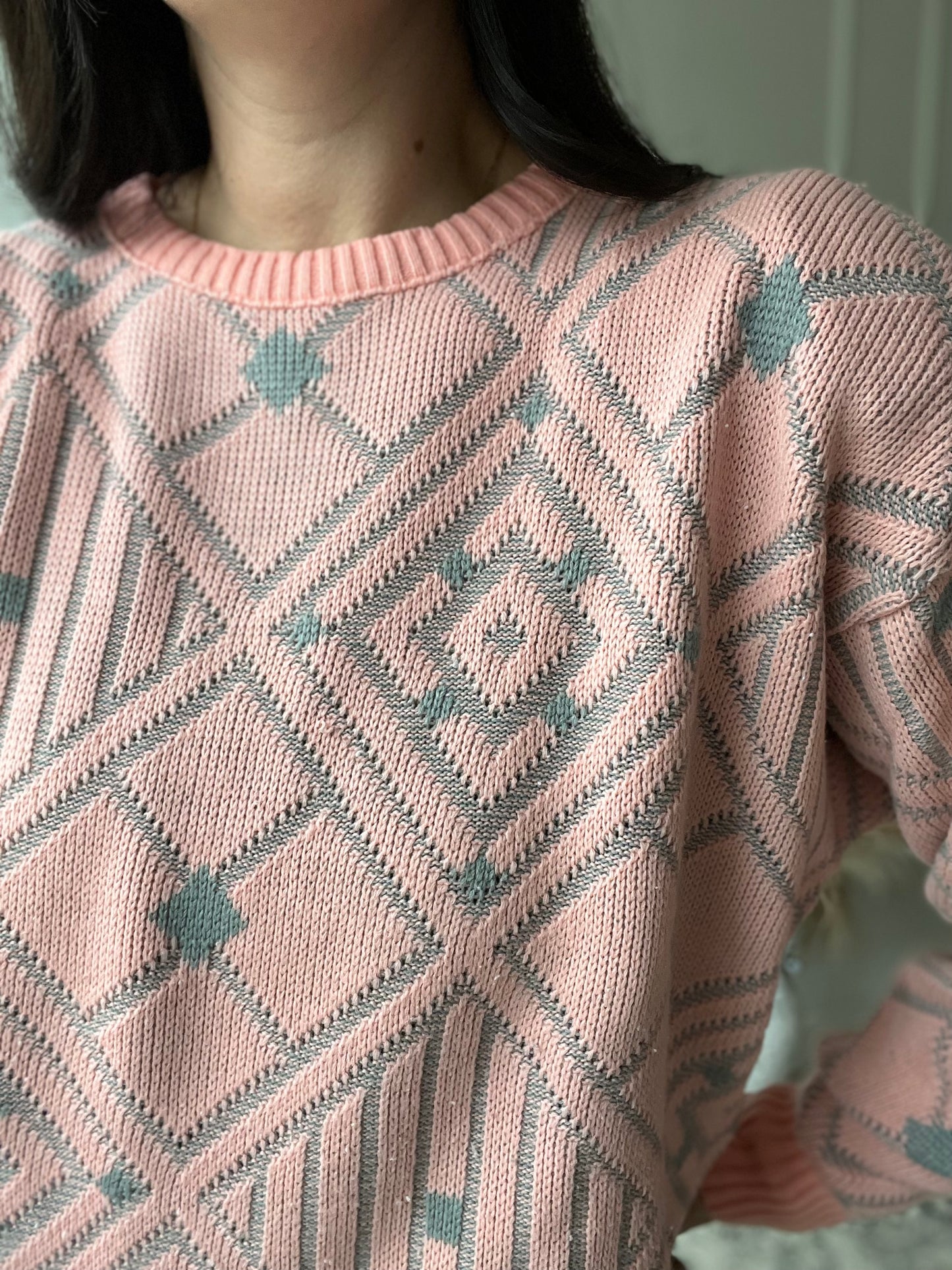 Blush Pink Dad Knit - Size XL