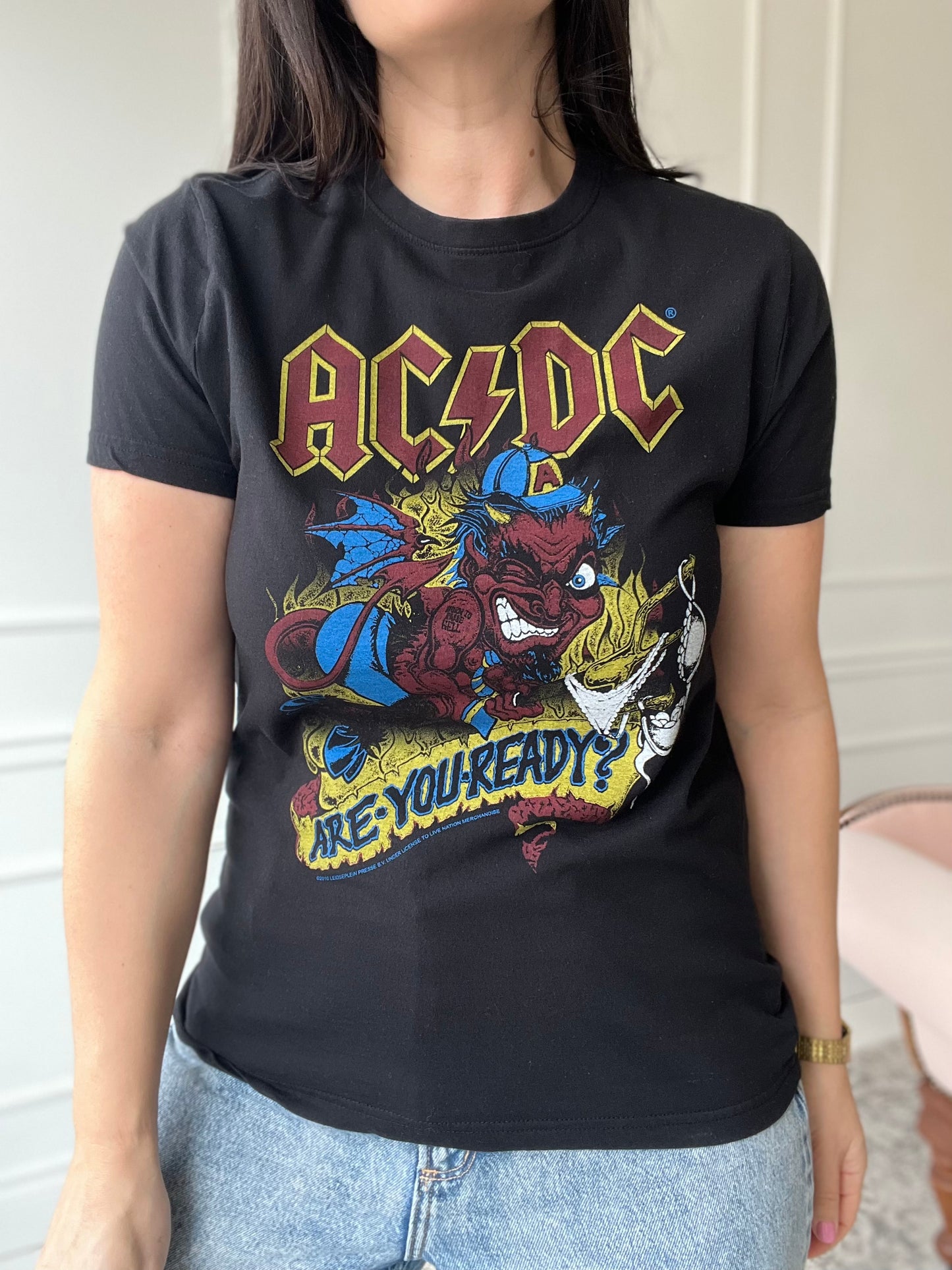 ACDC Are You Ready Tee - Size Mens S