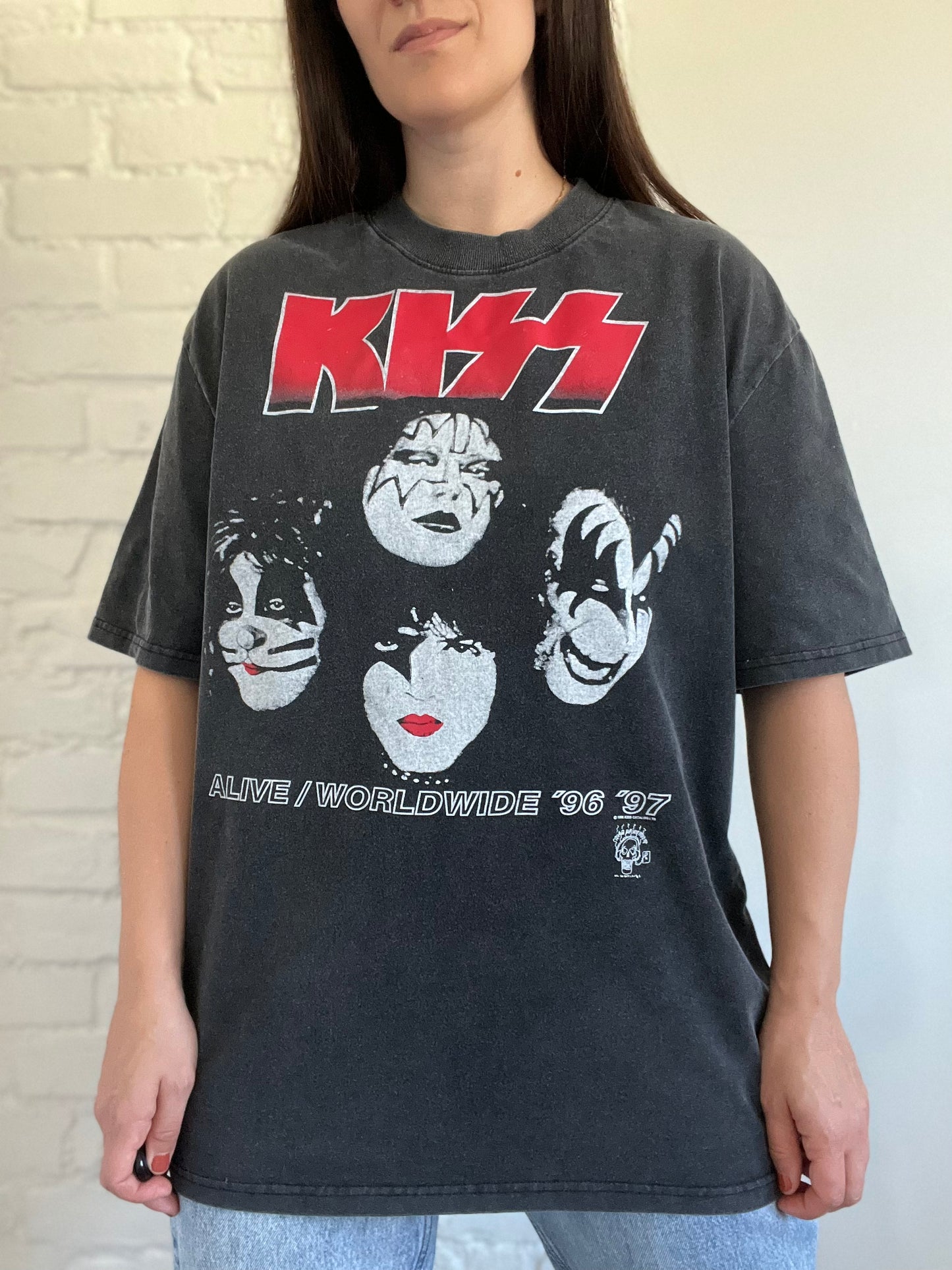 KISS】ALIVE/WORLDWIDE'96'97ツアーTシャツ - トップス