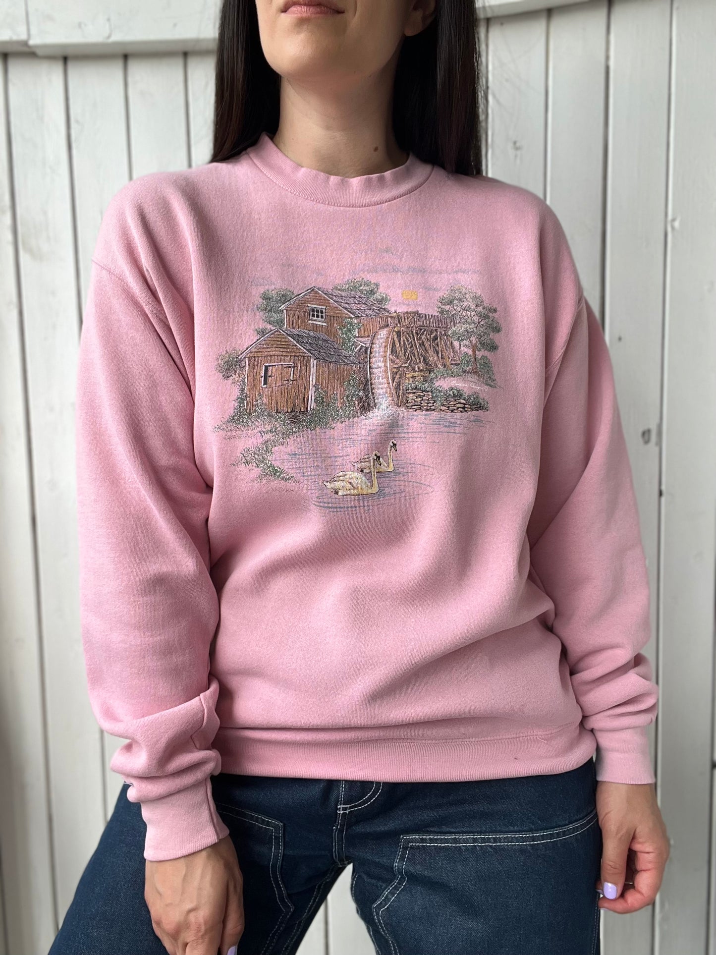 Swan Lake Pink Crewneck - Size XL