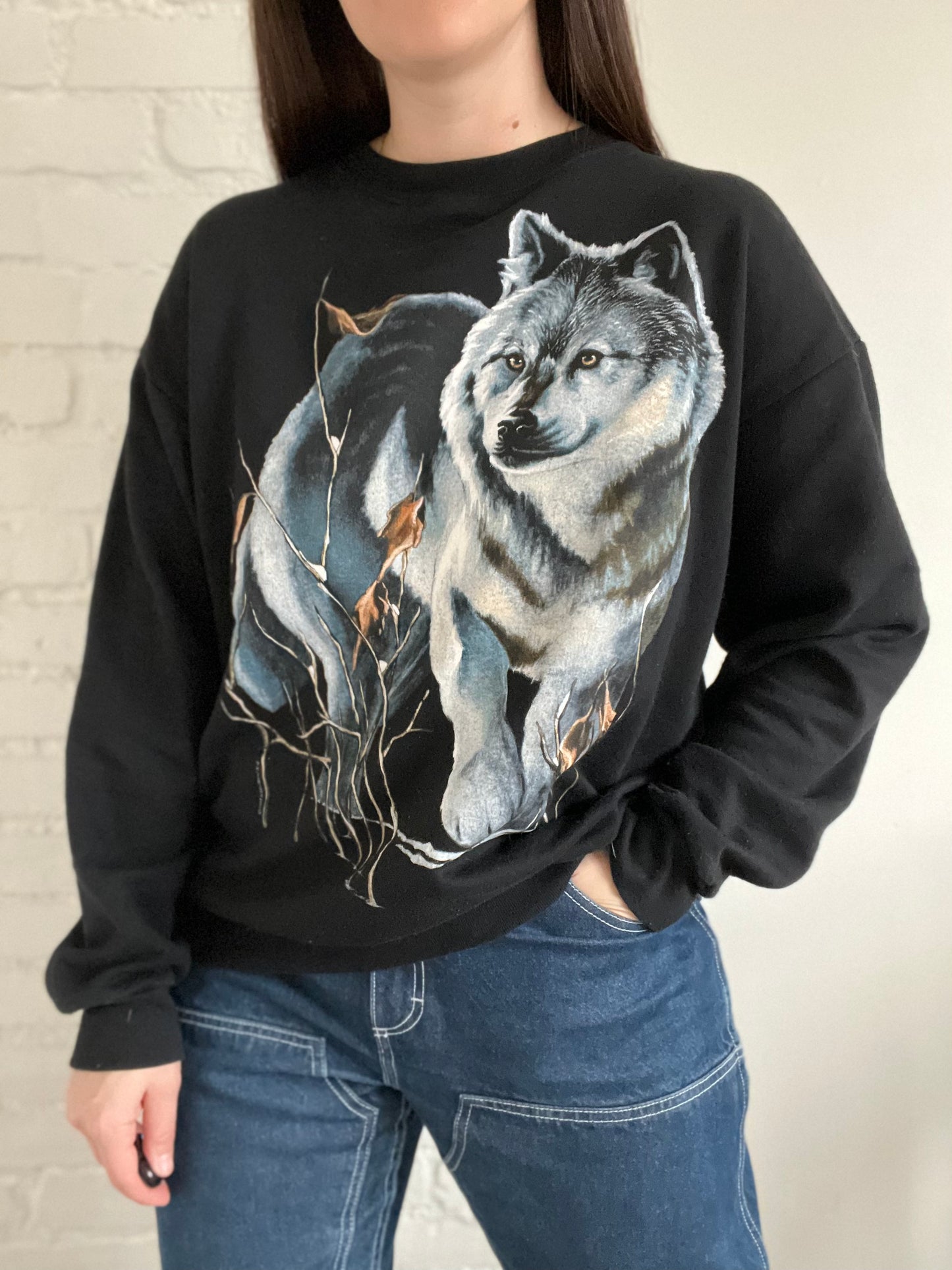 Polar Wolf Sweater - L