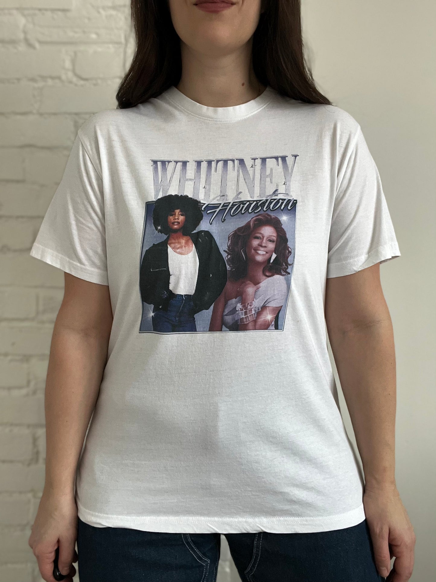 Whitney Houston Glamour T-shirt - Mens M