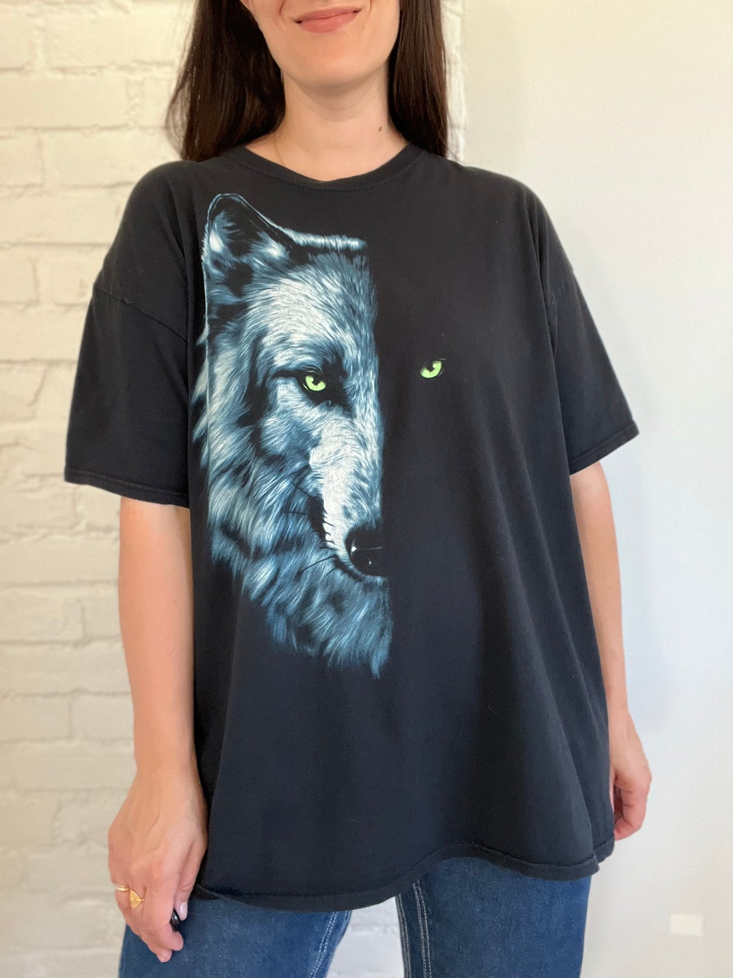 Night Wolf Vintage Tshirt - Size L