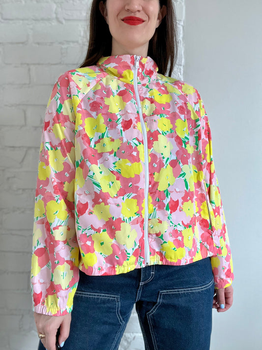 Floral Lightweight Raincoat - XL