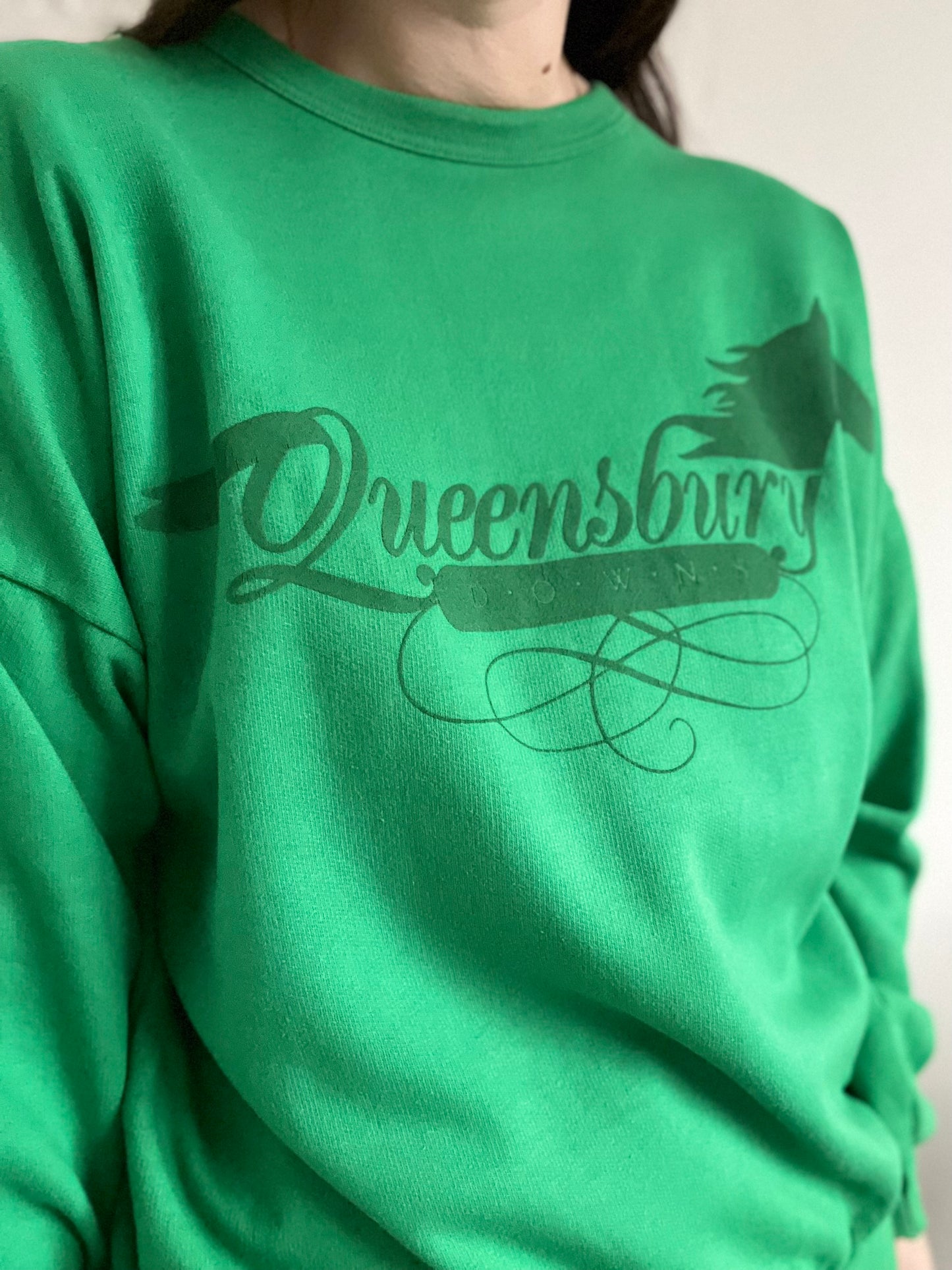 Vintage Queensbury Downs Racing Sweater - L